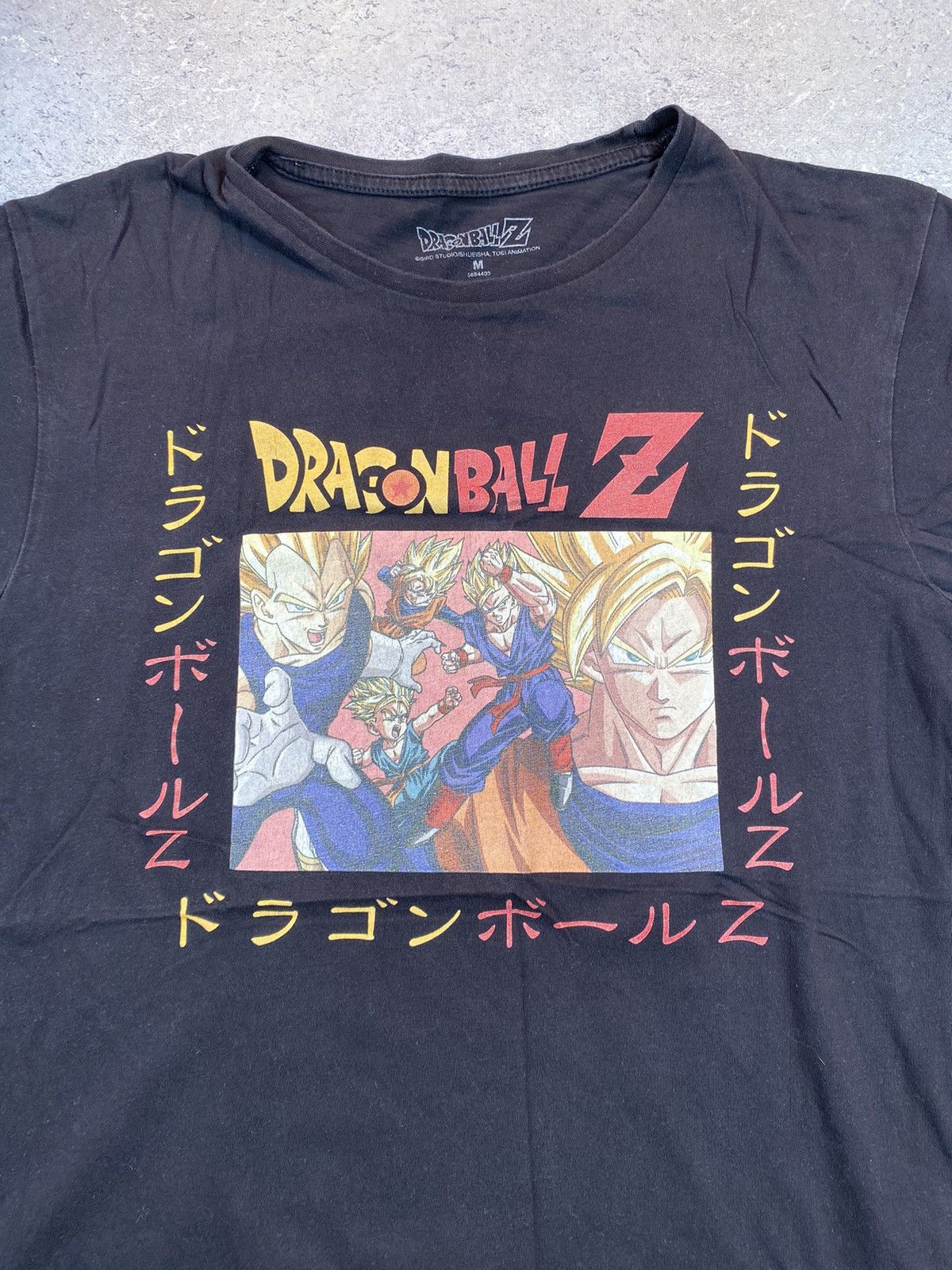 Anime Dragon Ball Z Men’s Black T-shirt With Big Logo Size Small Size US S / EU 44-46 / 1 - 4 Thumbnail