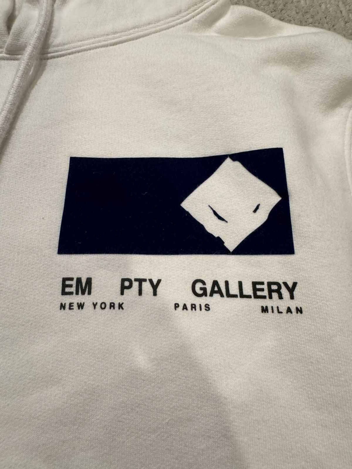 Off-White 🔵 OFF WHITE X EMPTY Gallery HOODIE Size ONE SIZE - 2 Thumbnail