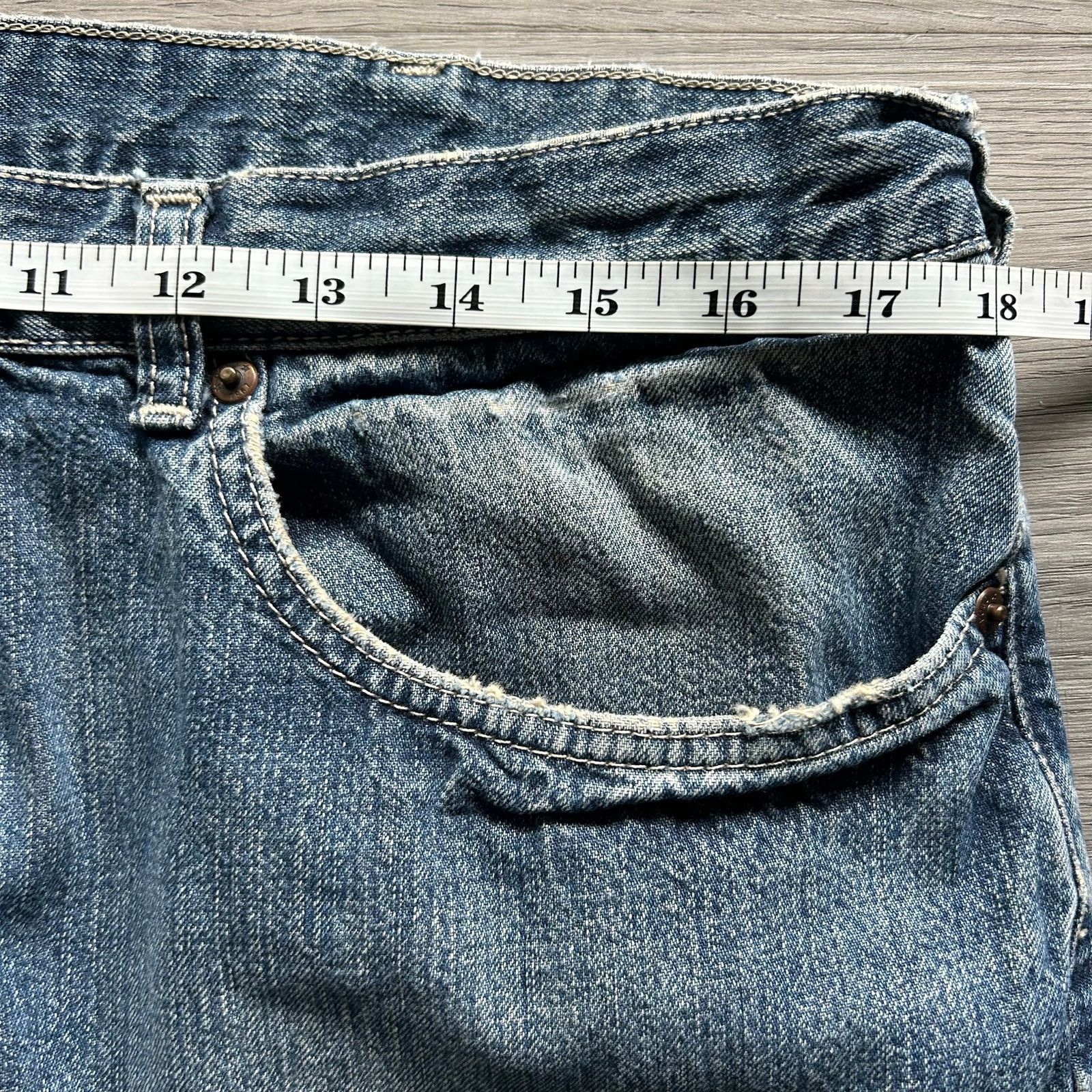 Polo Ralph Lauren Vintage Polo Ralph Lauren Straight Leg Distressed Jeans Size US 34 / EU 50 - 3 Thumbnail