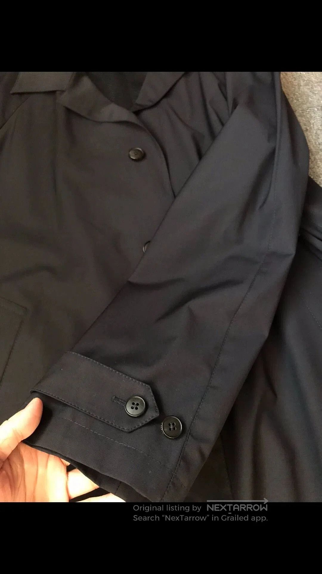 Other Black Long Coat Size L. Size US L / EU 52-54 / 3 - 4 Thumbnail