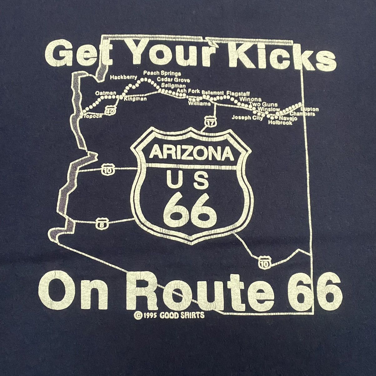 Route 66 90s HISTORIC ROUTE 66 GOOD SHIRTS Size US M / EU 48-50 / 2 - 10 Thumbnail