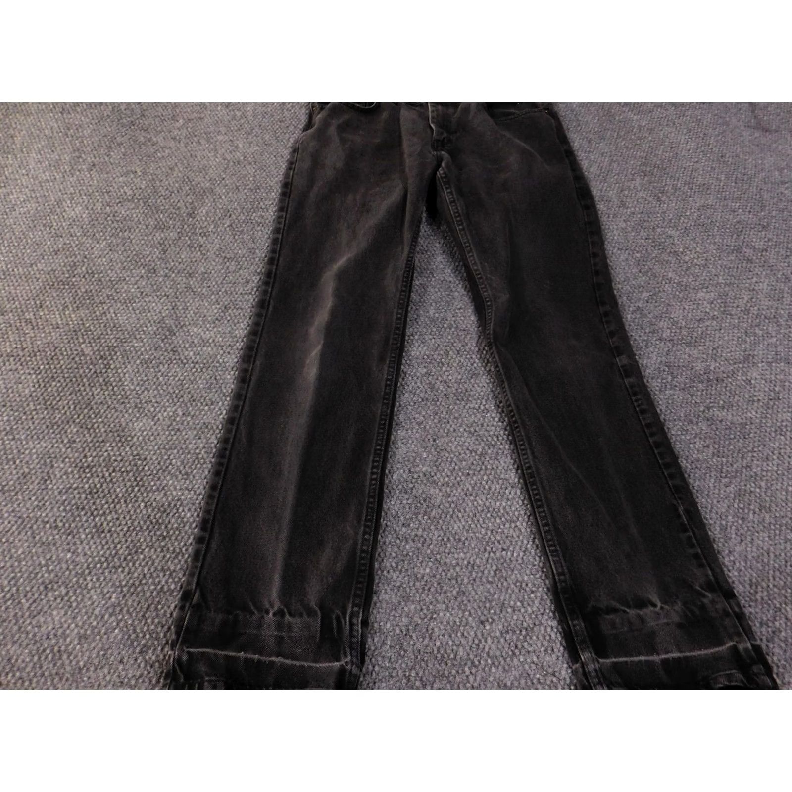 Vintage Urban Pipeline Jeans Mens 31x34 Black Faded Denim Straight Leg Distressed Casual Shirt? Size US 31 - 3 Thumbnail