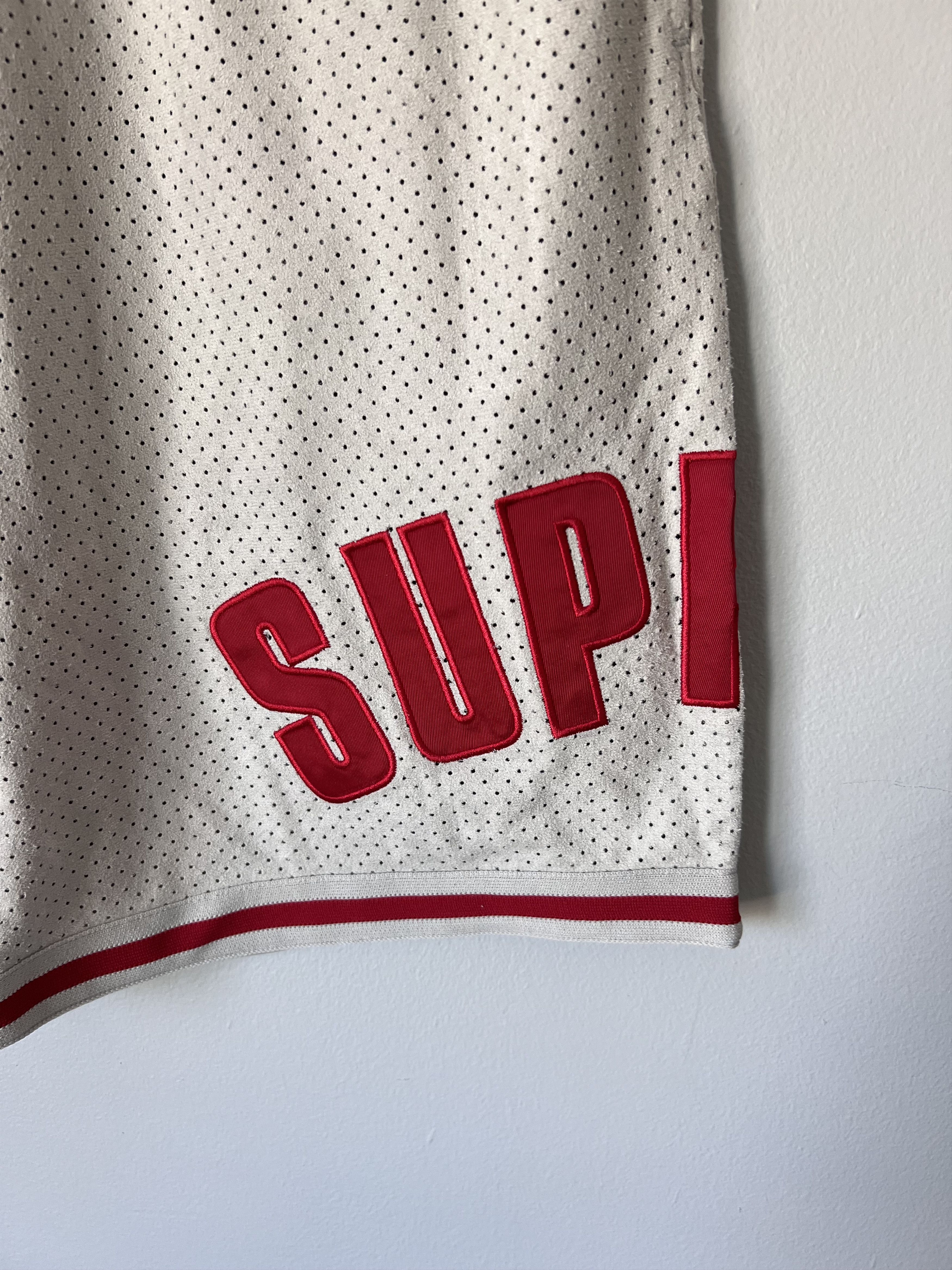 Supreme Supreme Ultrasuede Mesh Shorts in Grey Size US 32 / EU 48 - 2 Thumbnail