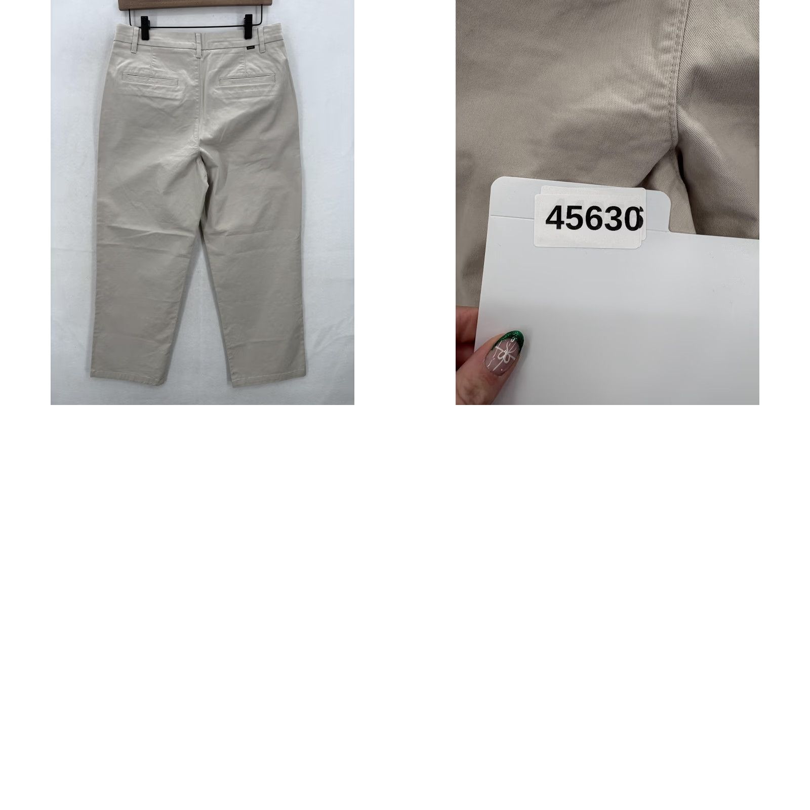 Dockers VINTAGE Dockers Pants Womens 30 Khaki Weekend Chino High Straight Ankle Stretch Workwear Size 30" / US 8 / IT 44 - 11 Thumbnail