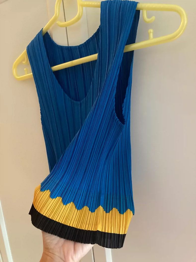 Issey Miyake Issey Miyake size:5 Blue short top Size M / US 6-8 / IT 42-44 - 5 Thumbnail