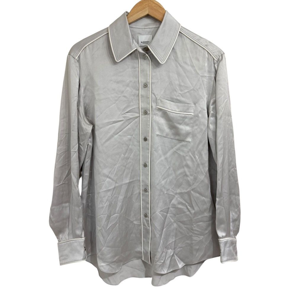 Burberry Burberry Burberry 100% Silk Long Sleeve Shirt Others Tops DUTY FREE for USA Size ONE SIZE - 1 Thumbnail