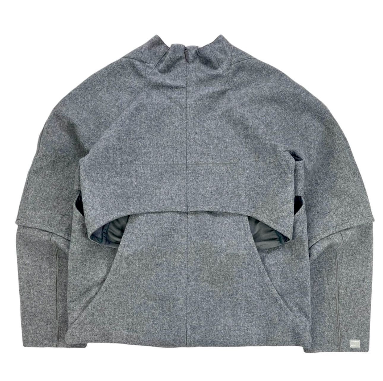 image of 2003 Nike Code Master Grade Jacket2 Unit Tony Spackman in Grey, Men's (Size Medium)
