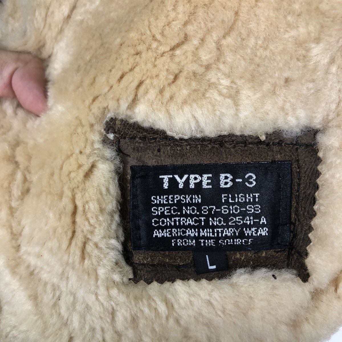Genuine Leather VINTAGE B3 JACKET SHEEPSKIN GENUINE LEATHER BUZZ RICKSONS Size US L / EU 52-54 / 3 - 12 Thumbnail