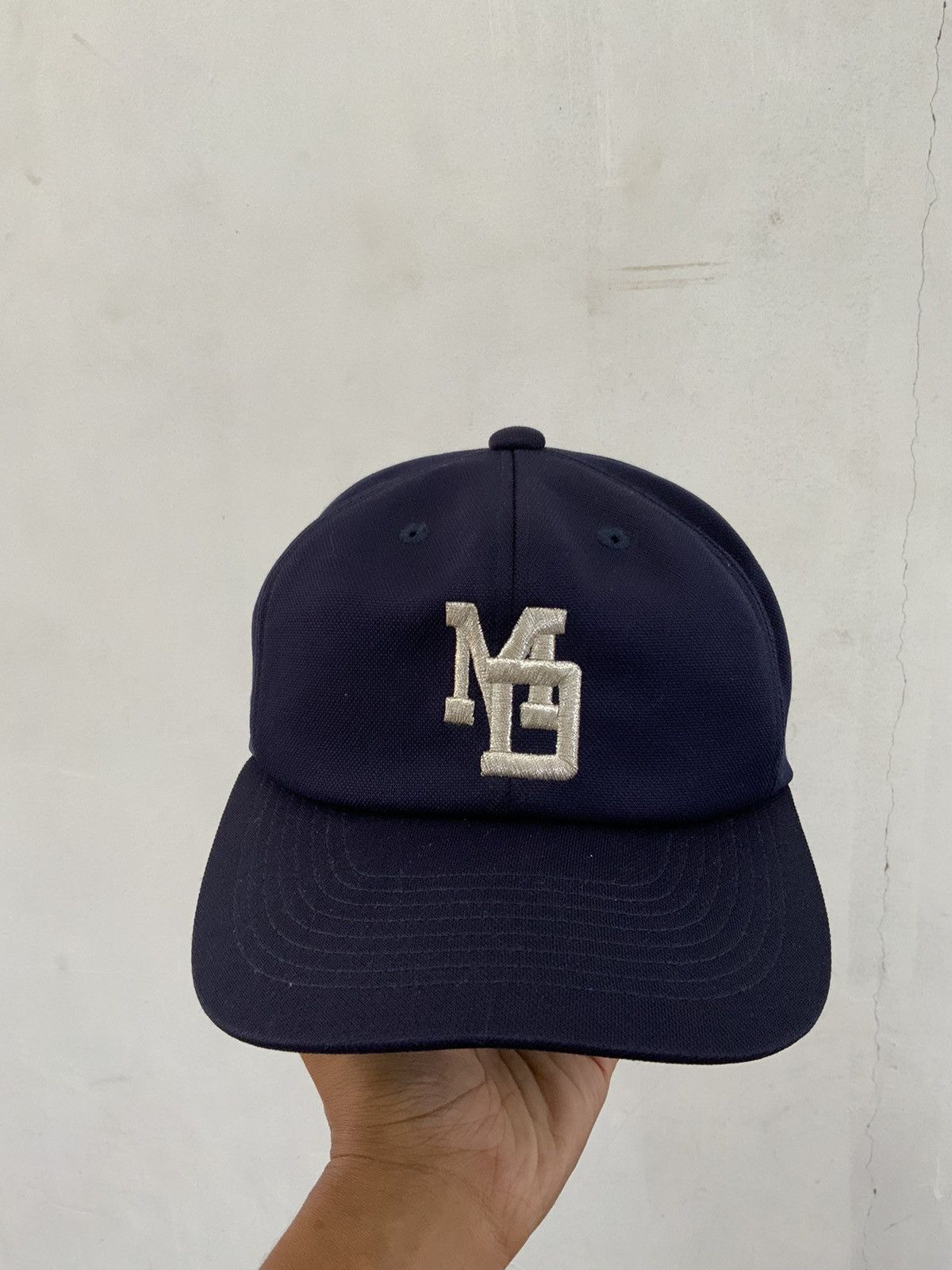 Descente Vintage Descente MY3 Indigo Japan Made Fitted Hat Size ONE SIZE - 5 Thumbnail