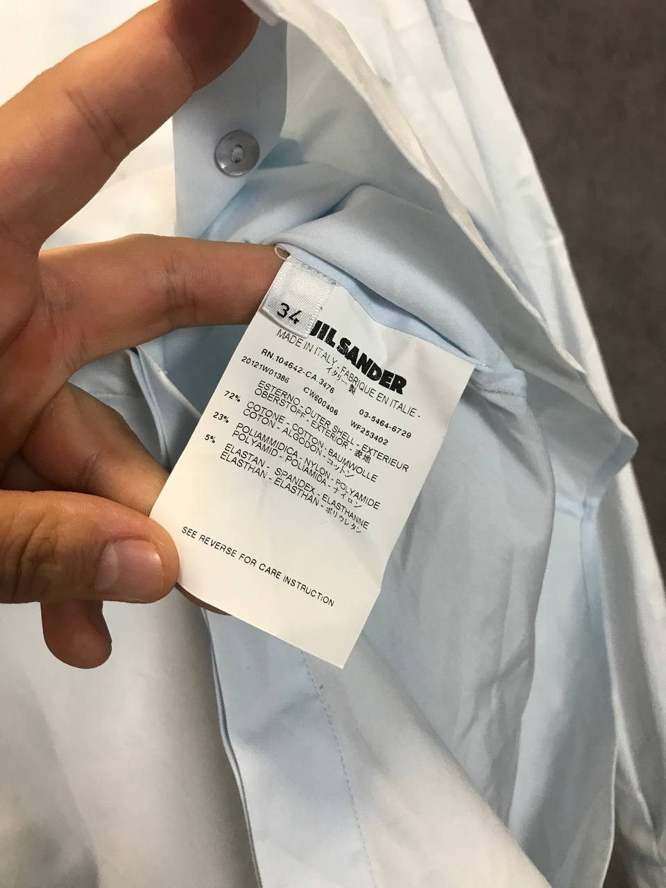 Jil Sander 2x Jil Sander luxury designer shirt Size XS / US 0-2 / IT 36-38 - 6 Thumbnail
