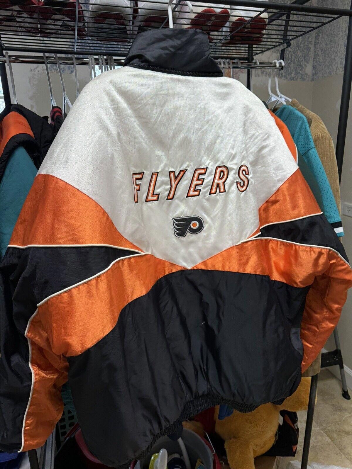 NHL × Pro Player × Vintage Vintage NHL Philadelphia Flyers Pro Player Jacket Size US XL / EU 56 / 4 - 7 Thumbnail