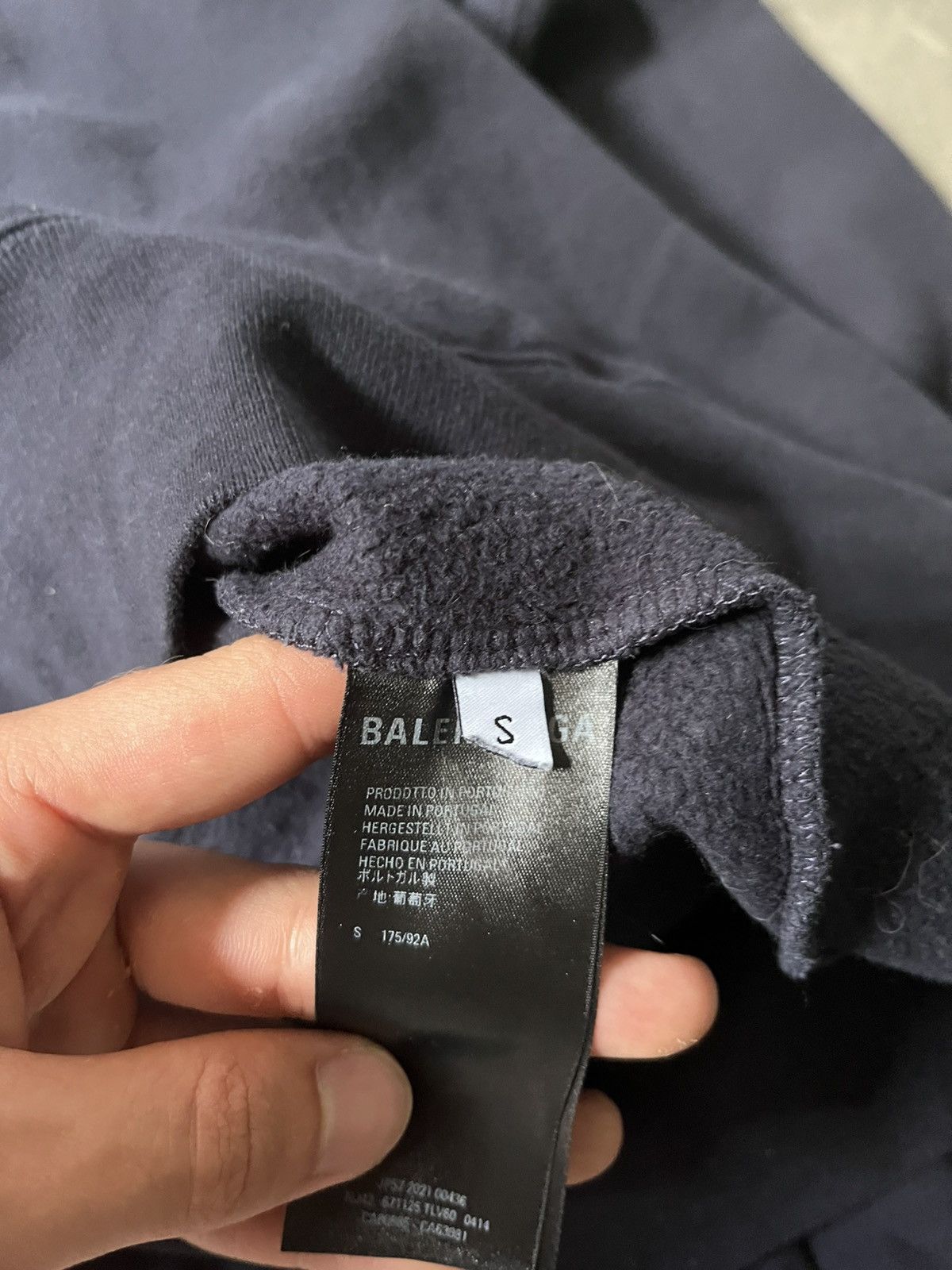 Balenciaga Balenciaga quest logo sporty B navy sweatshirt Size US S / EU 44-46 / 1 - 6 Thumbnail