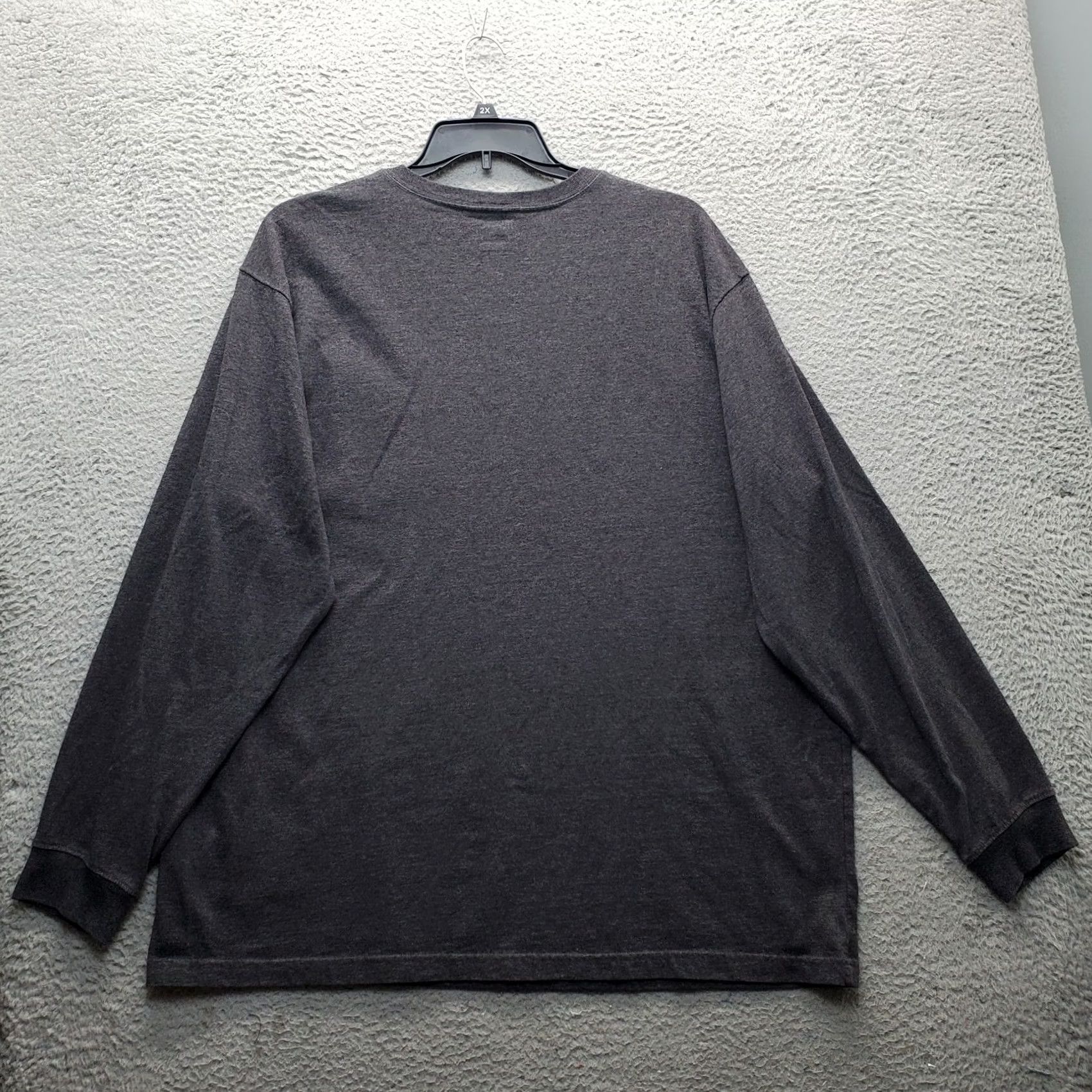 Carhartt Carhartt Mens Shirt 2XL Gray Original Fit Chest Pocket Raglan Sleeve Pullover Shirt Size US XXL / EU 58 / 5 - 2 Thumbnail