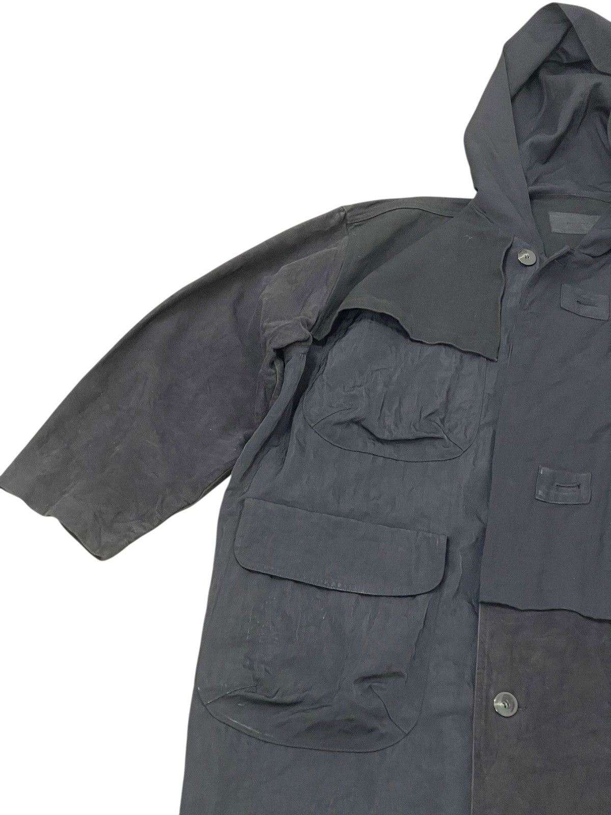 Yohji Yamamoto Wide Hoodie Jacket Pour Deux Japan Hybrid Baggy 7🟩1 Size US M / EU 48-50 / 2 - 11 Thumbnail