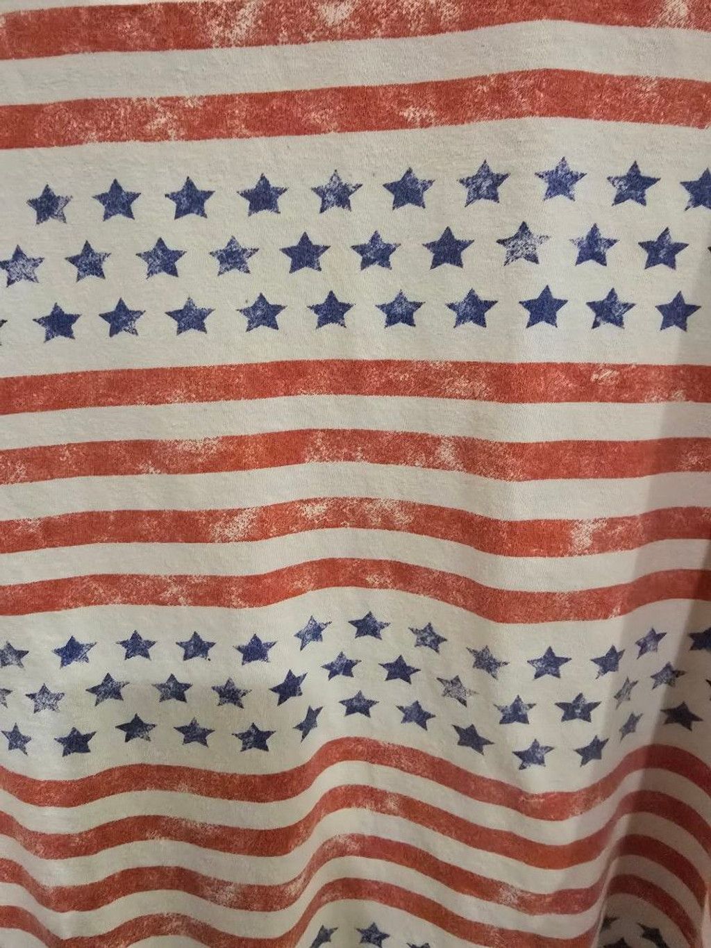 Other Women's Liberty Blues American Flag Tank Top 3X White Red Size 3XL / US 20-22 - 5 Thumbnail