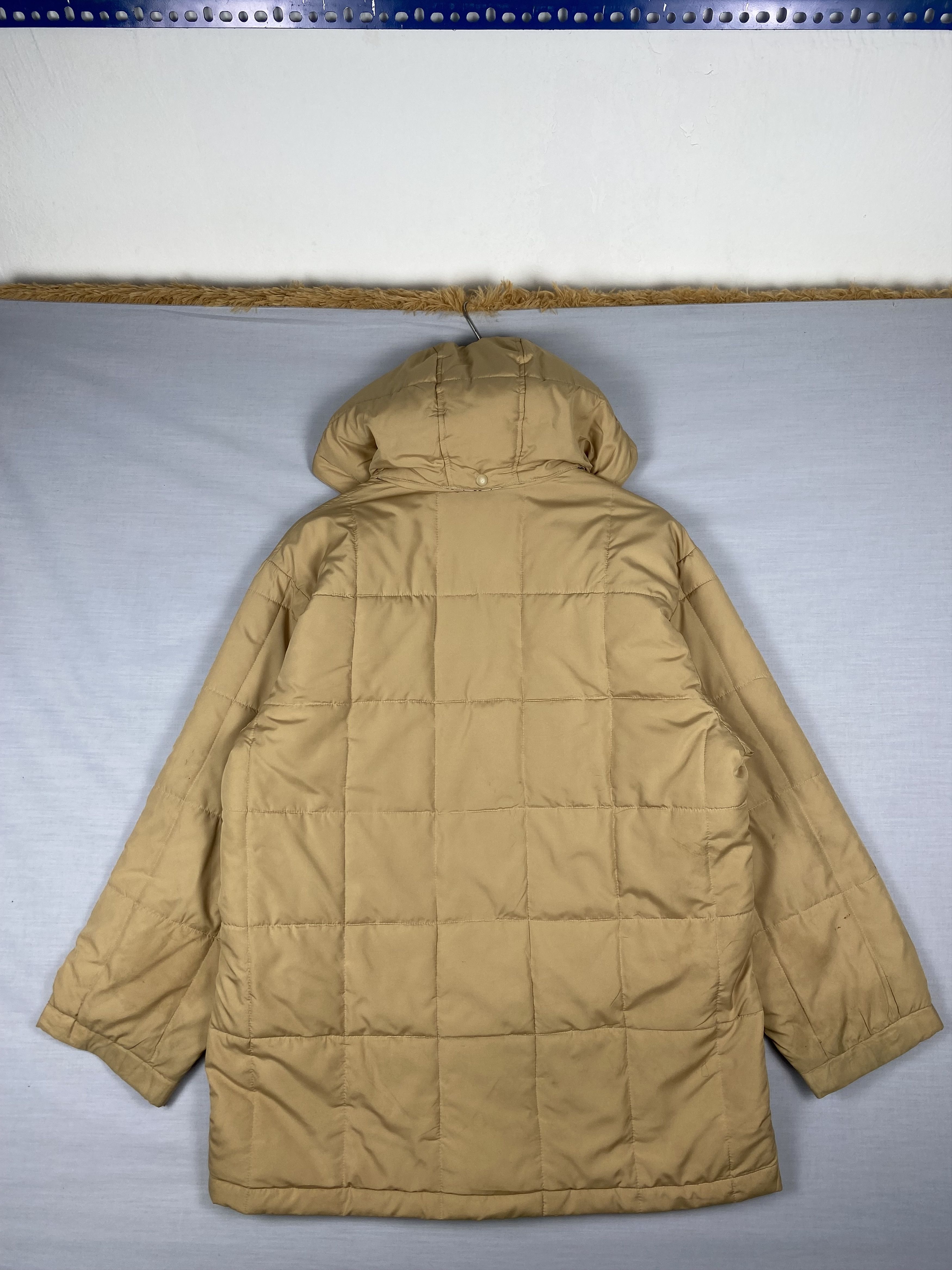 Japanese Brand Vintage Jeanjaure Quilted Lining Hoodie Puffer Jacket Size US L / EU 52-54 / 3 - 2 Thumbnail