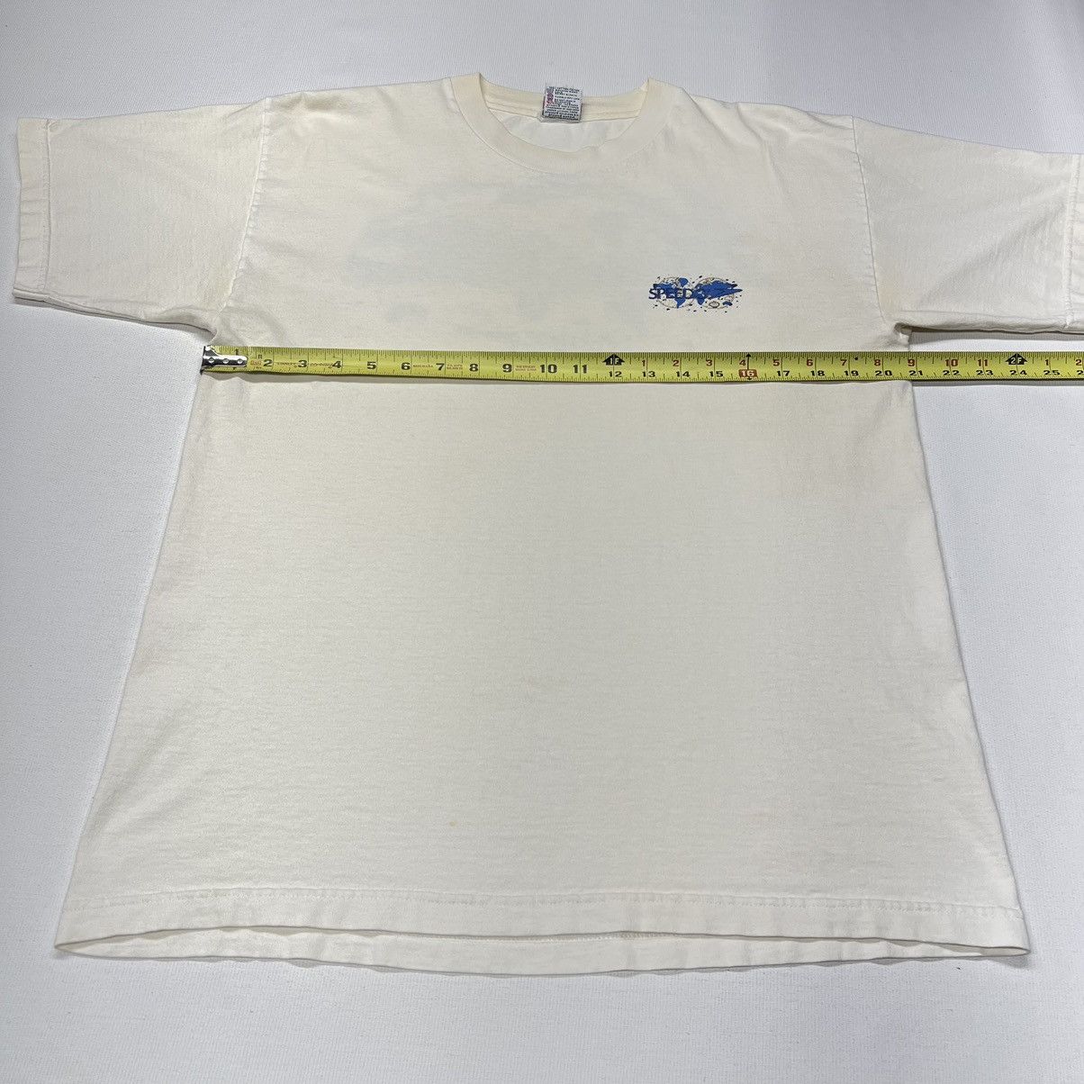 Speedo × Vintage Speedo Tee Shirt White Liquid Planet Graphic Swim Water 90s Size US L / EU 52-54 / 3 - 22 Thumbnail