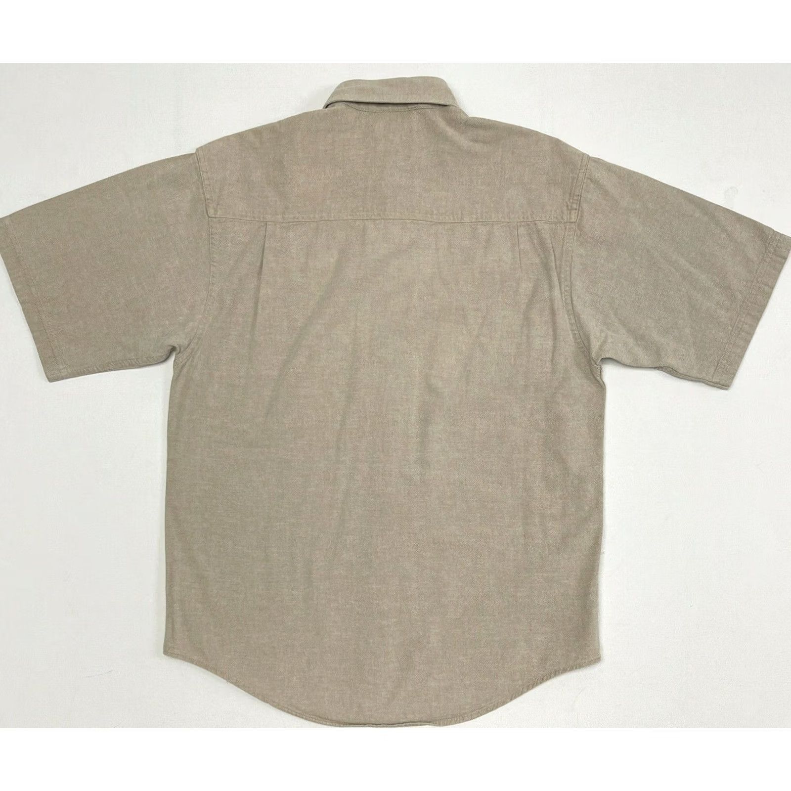 Harley Davidson Harley Davidson Shirt Size Medium Tan Button Up Motorcycle Biker HD Mechanic Size US M / EU 48-50 / 2 - 2 Thumbnail