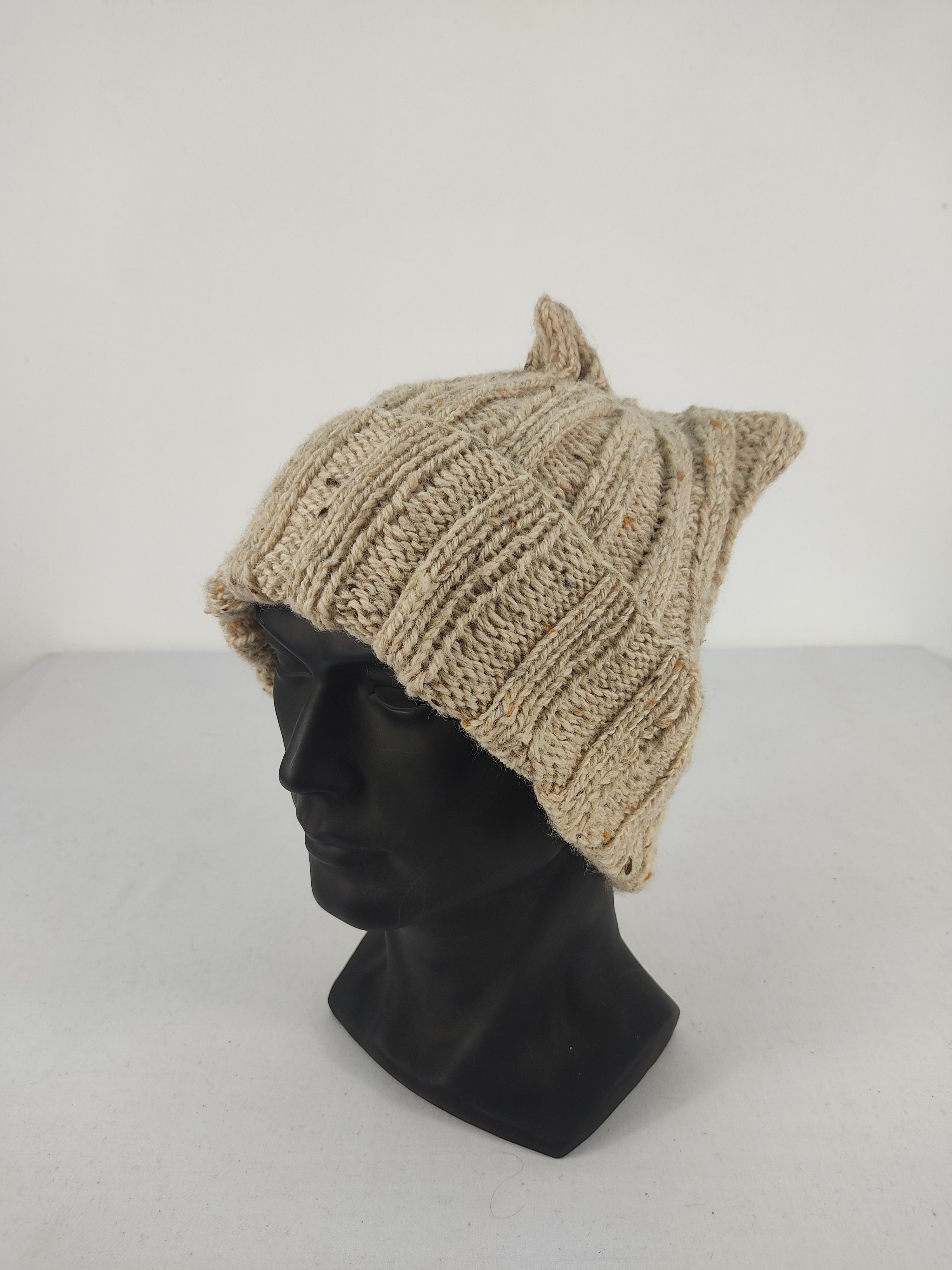 Japanese Brand × Vintage Japanese Brand Horn Beanie / Snow Hat / Snow Cap Size ONE SIZE - 1 Thumbnail