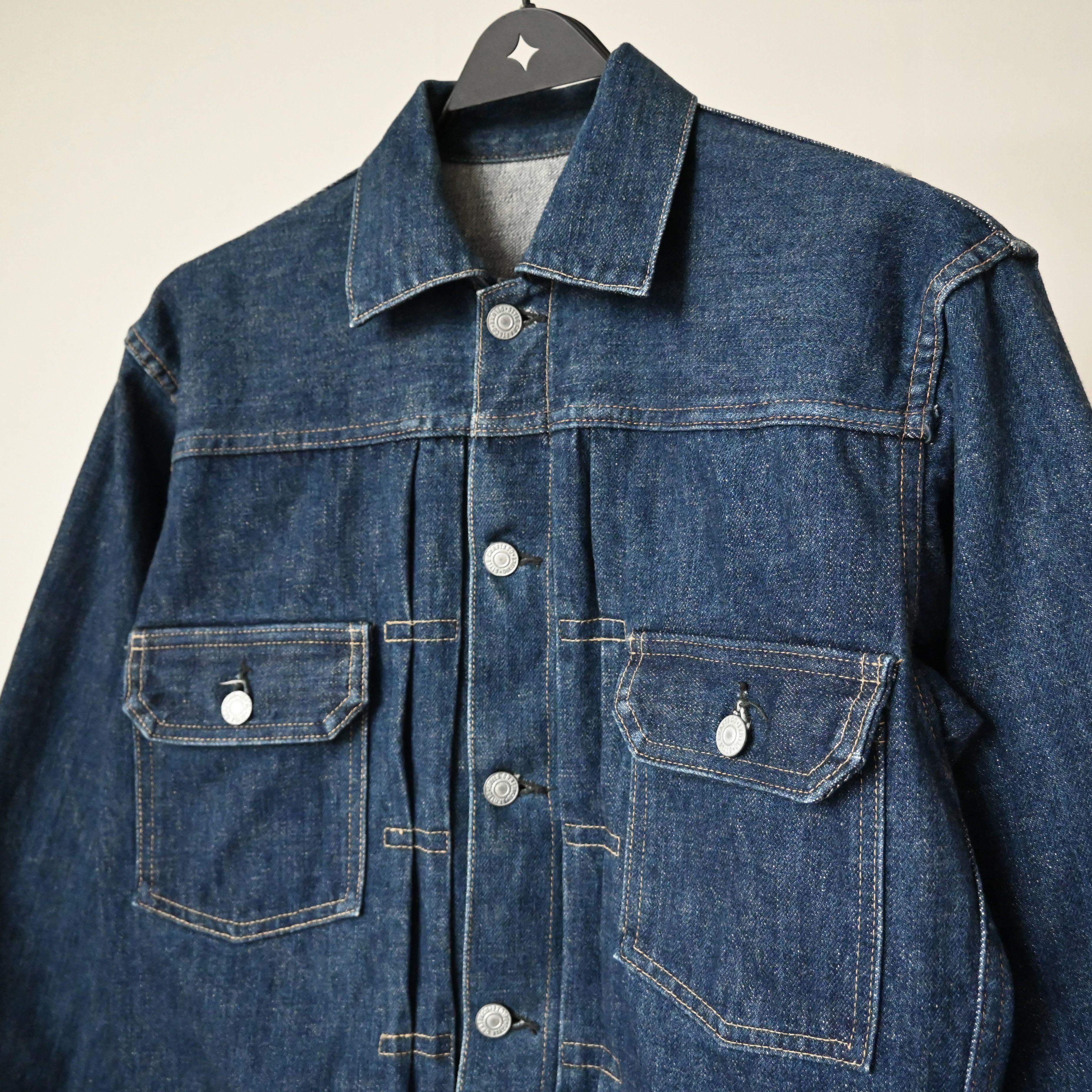 Japanese Brand VTG 1990s anonymous store brand type II trucker jacket Size US S / EU 44-46 / 1 - 7 Thumbnail