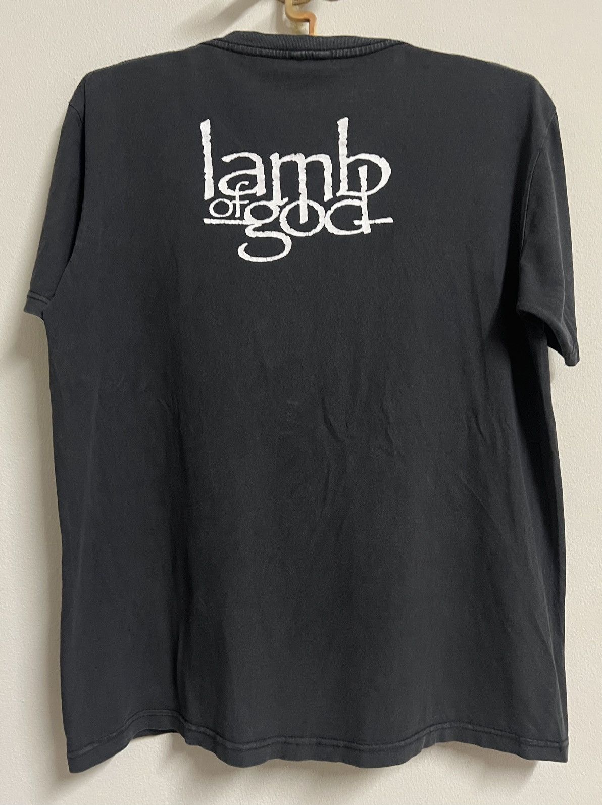 Band Tees Lamb of God Raven Skull Graphic Band Tee Black L Size US L / EU 52-54 / 3 - 4 Thumbnail