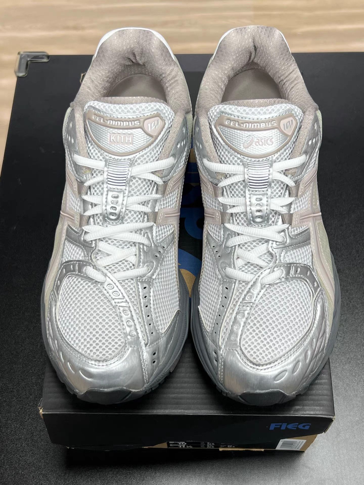 Asics KITH ASICS Gel-Nimbus Off-White Sneakers K15 Size US 11 / EU 44 - 3 Thumbnail
