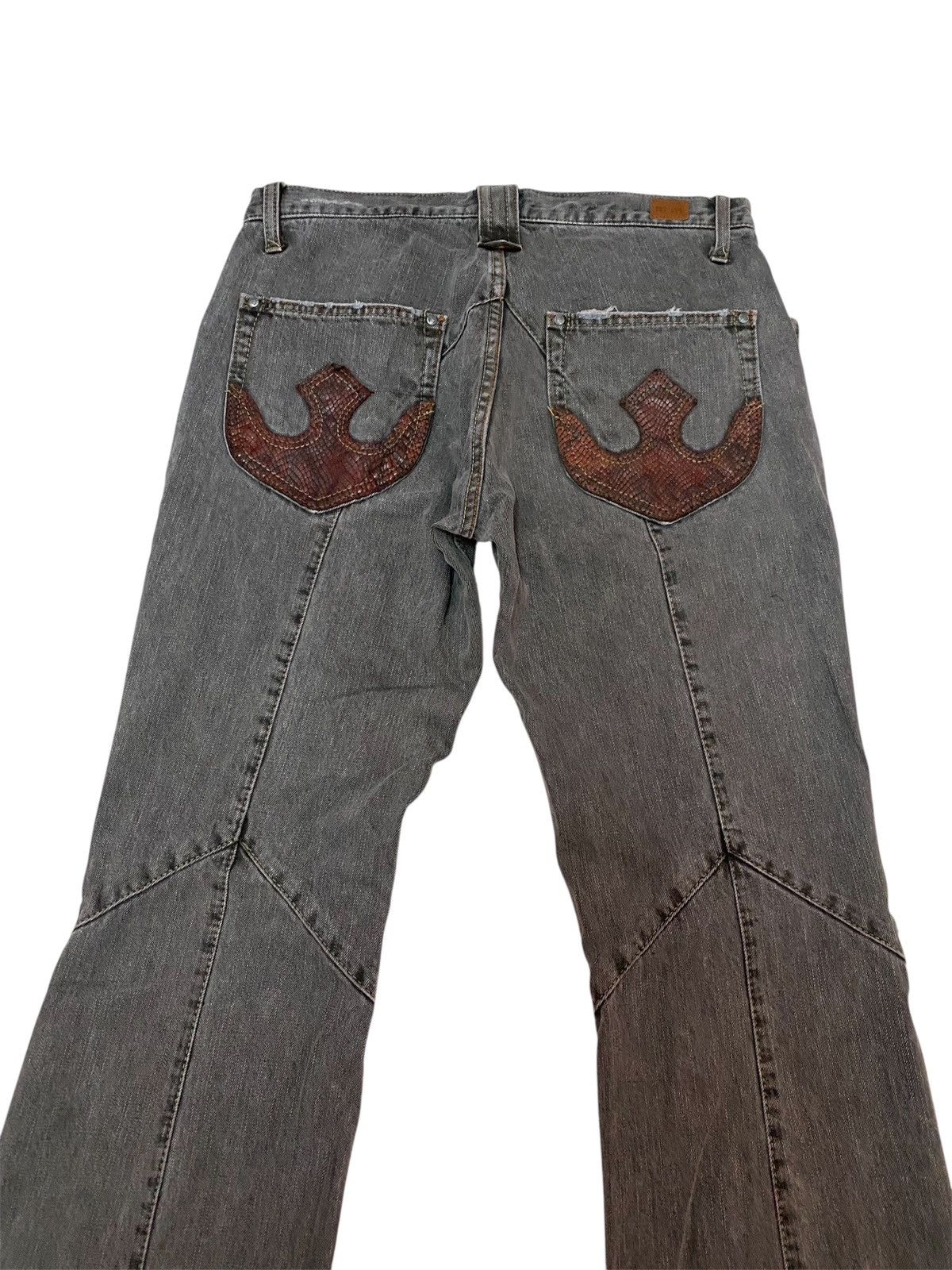 If Six Was Nine Nicole club man dagger pocket leather logo ankle like chrome Size US 31 - 1 Thumbnail