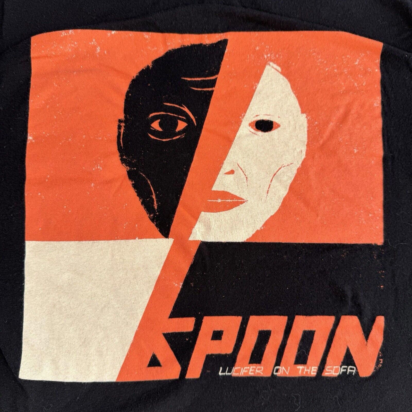 Tultex Spoon Lucifer on the Sofa Tour T-Shirt Size M Rare Official Size US M / EU 48-50 / 2 - 2 Thumbnail