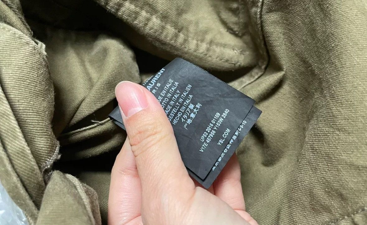 Saint Laurent Paris × Yves Saint Laurent Saint Laurent Military Green Diamond Jacket2412-Nextarrow Size US S / EU 44-46 / 1 - 6 Thumbnail