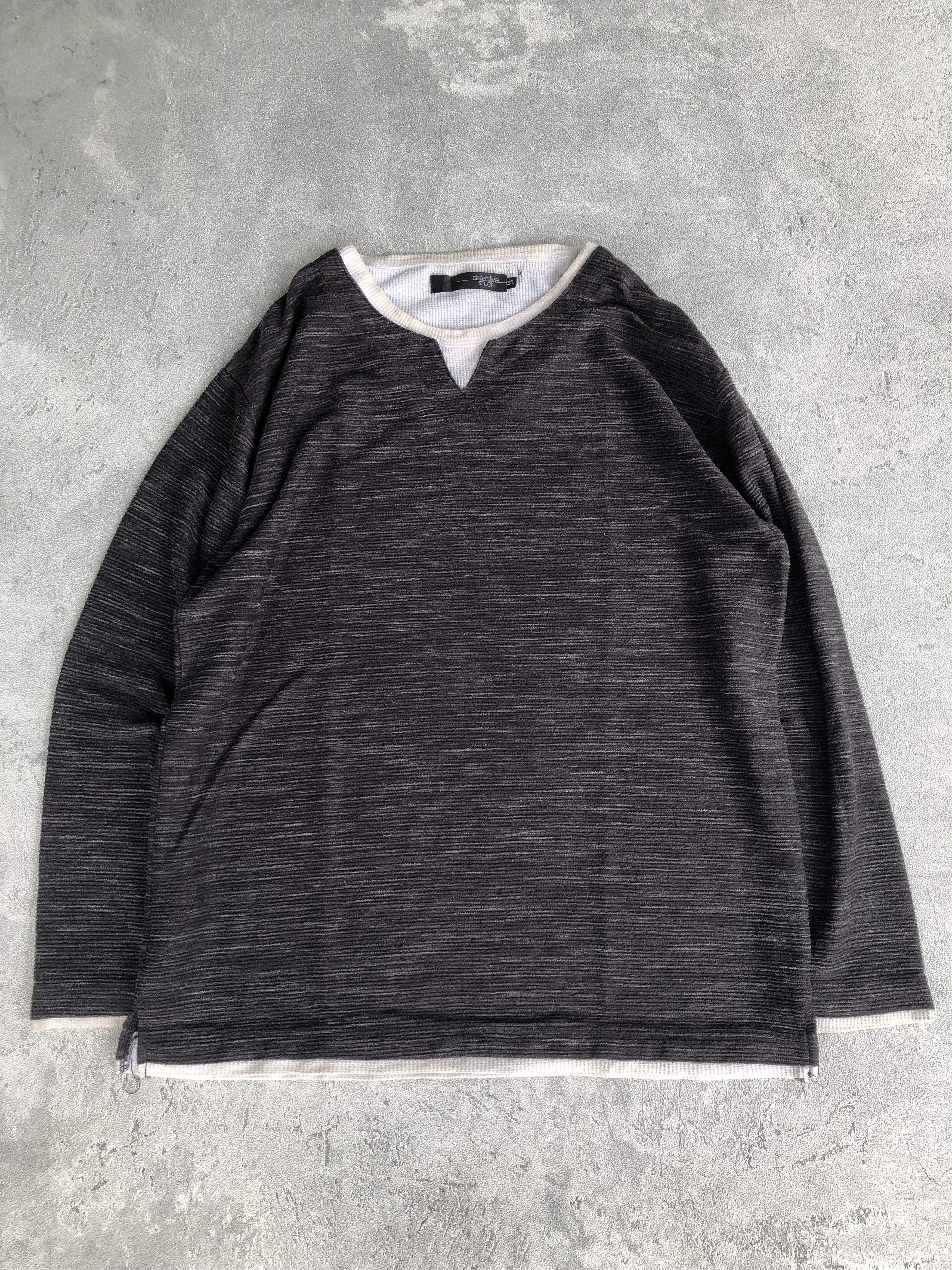 Japanese Brand × Vintage Vintage Defective Struct Gothic Double Layer Urban Style Size US L / EU 52-54 / 3 - 1 Thumbnail