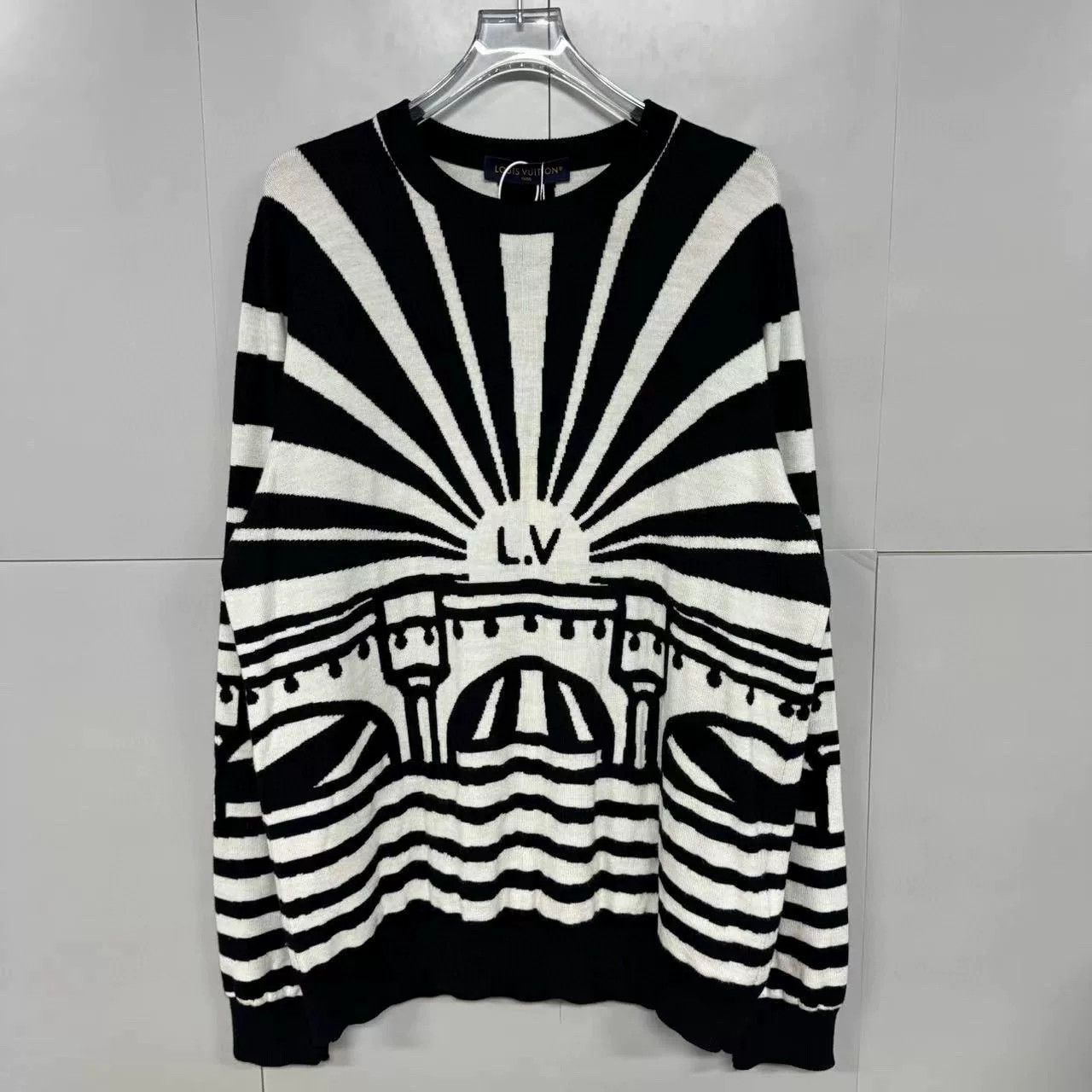 Louis Vuitton louis vuitton ss24 graphic knit sweater Size US XXL / EU 58 / 5 - 1 Thumbnail