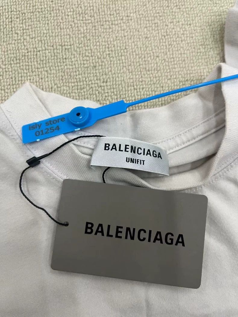 Balenciaga Balenciaga Solid Color Letter Logo Printed Loose Fit Casua Size XL / US 12-14 / IT 48-50 - 4 Thumbnail