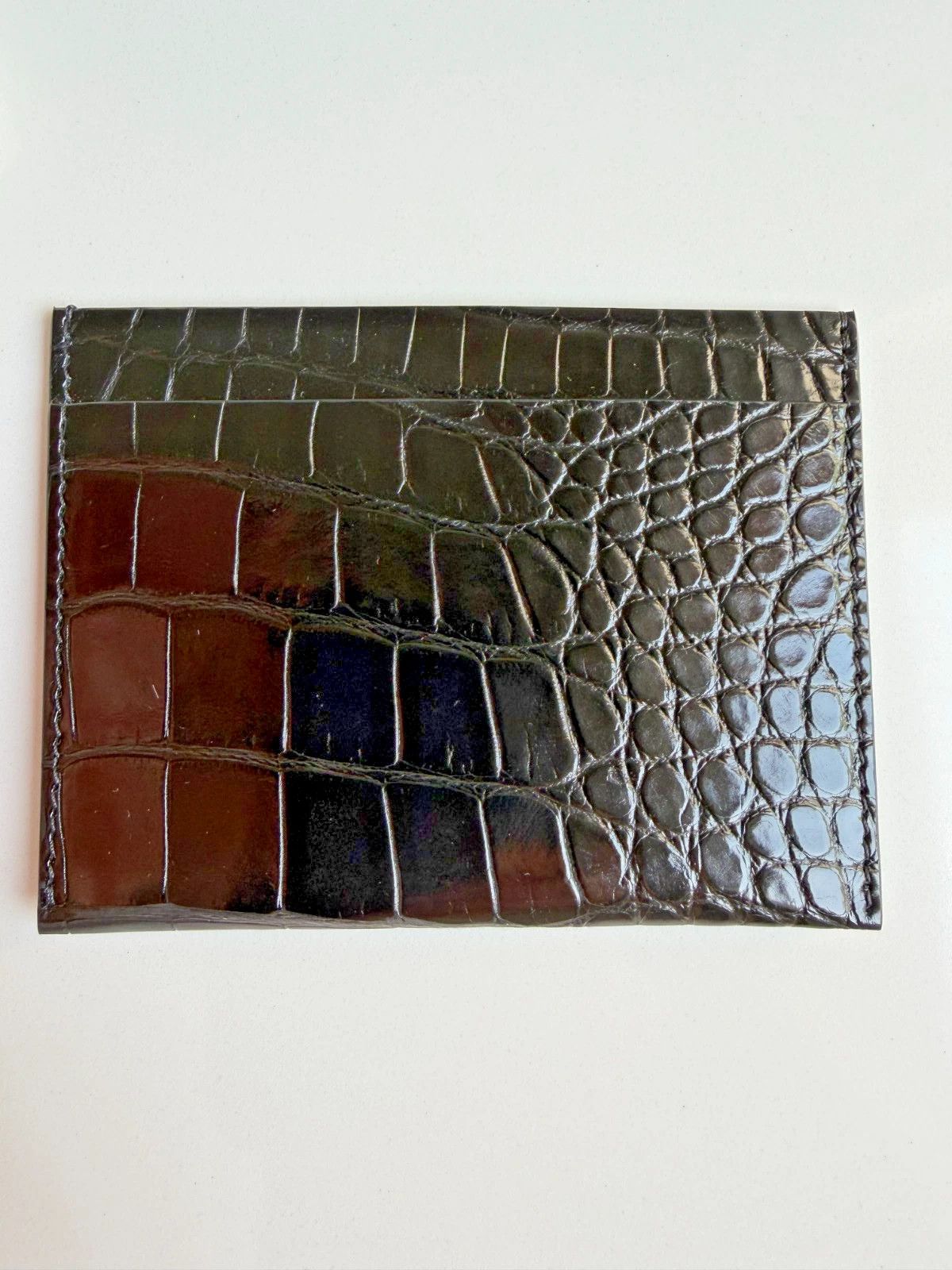 The Row THE ROW Alligator Crocodile Card Holder Wallet Size ONE SIZE - 3 Thumbnail