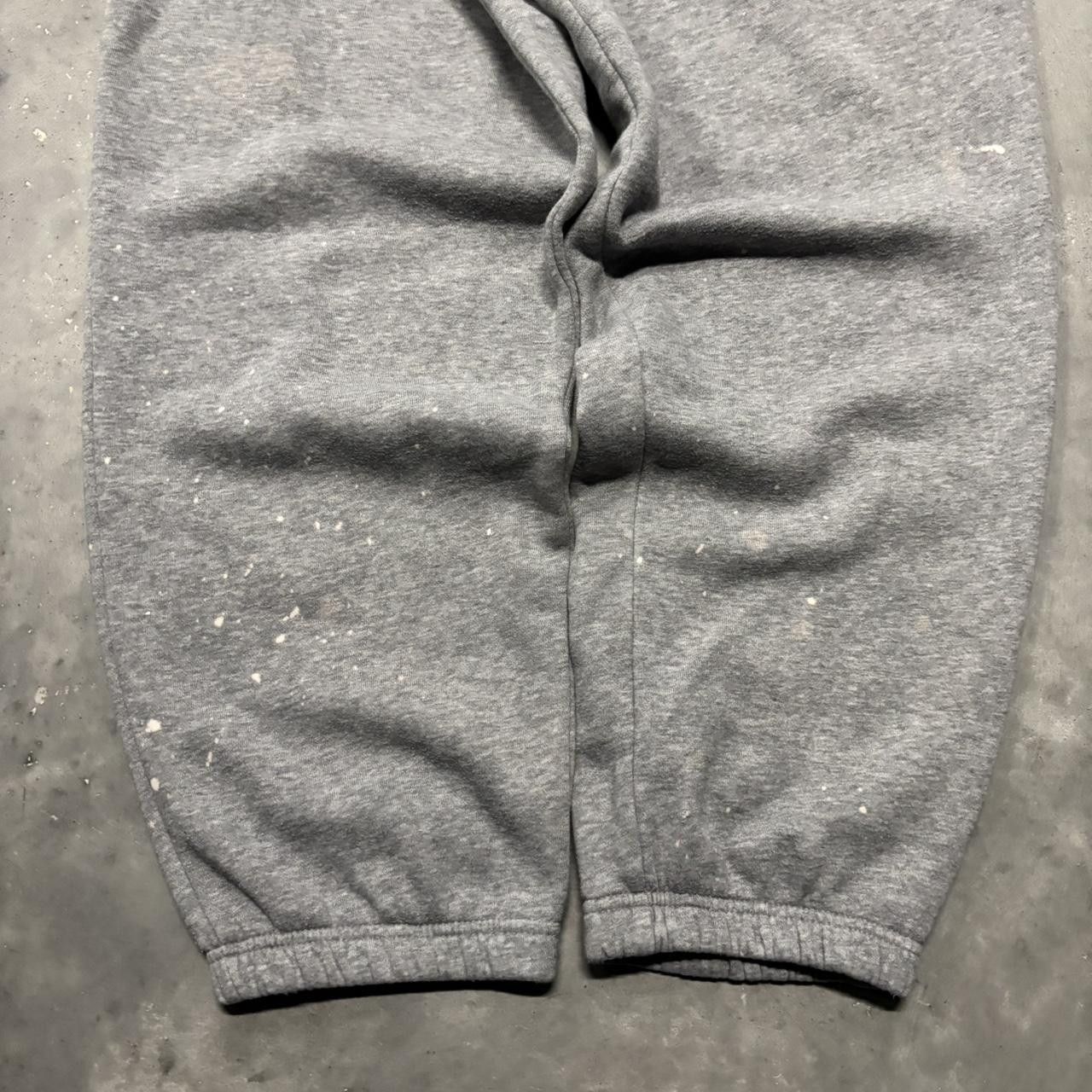 Japanese Brand × Vintage Crazy Vintage Y2K/2000s Baggy Light Grey Comfy Skater Essential Sweatpants! Size US 36 / EU 52 - 5 Thumbnail