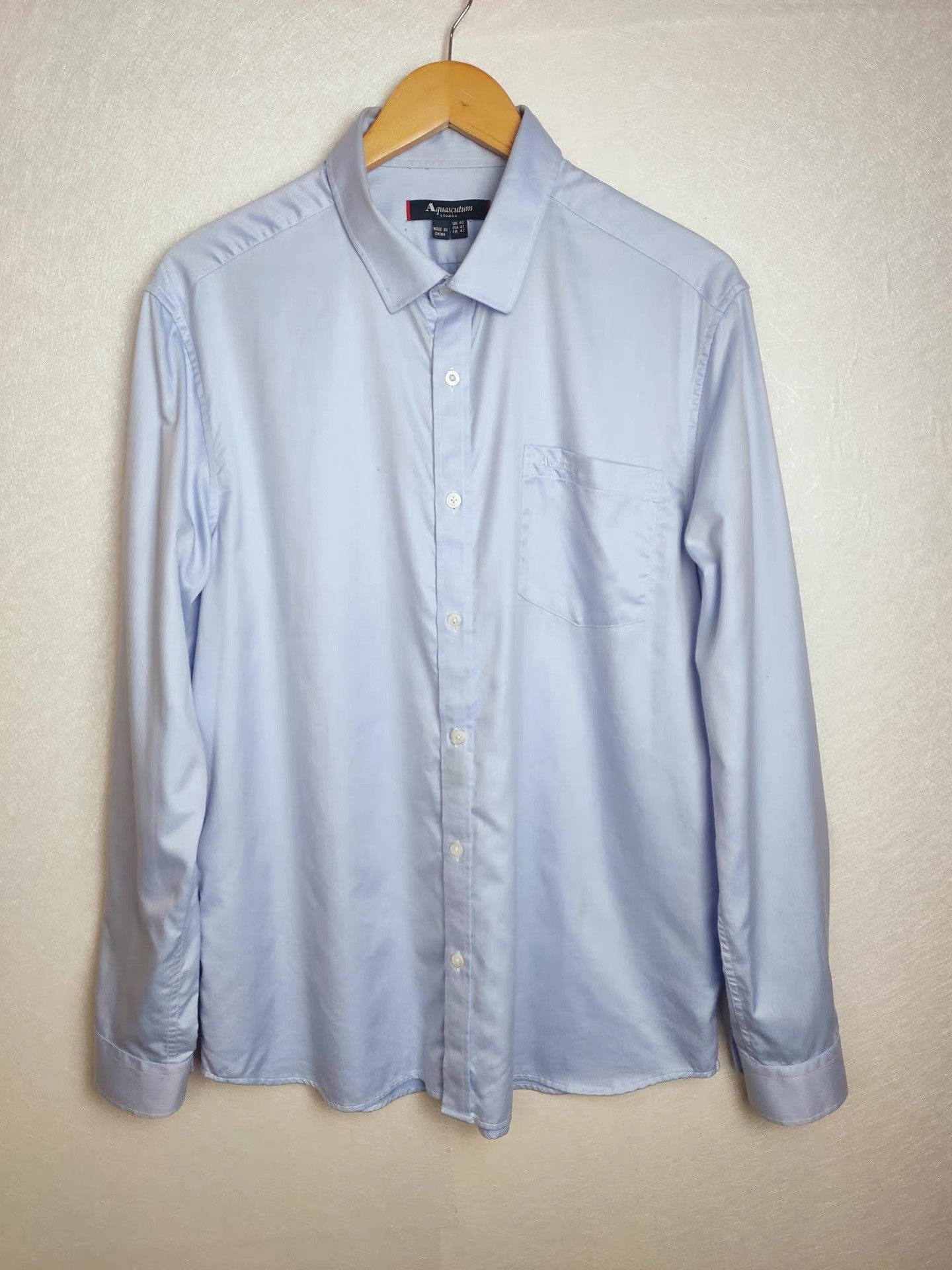 Aquascutum Aquascutum Men's Business Long Sleeve Shirt K29 Size US XXL / EU 58 / 5 - 1 Thumbnail