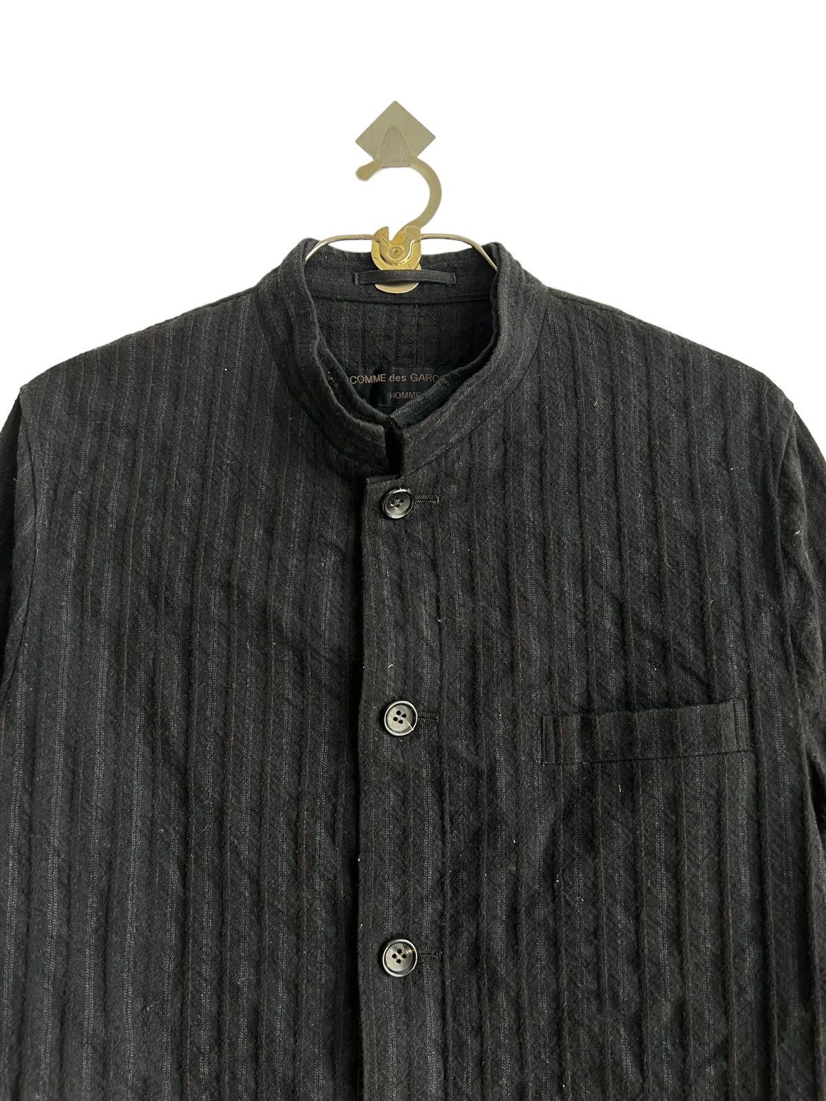 Comme des Garcons AW1998 Comme des Garçons Homme Wool Pinstriped Wool Jacket Size US M / EU 48-50 / 2 - 4 Thumbnail