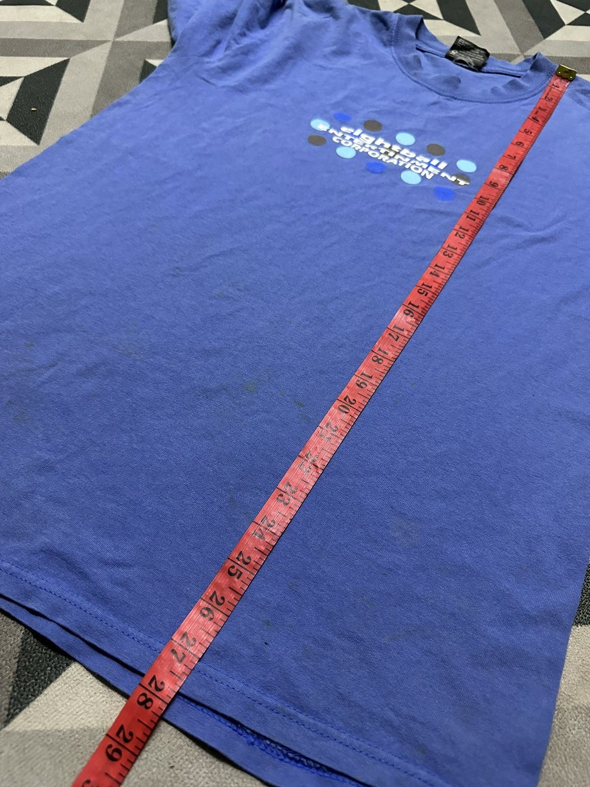 Vintage Vintage 90s Eightball entertinment corporation blue tee L Size US L / EU 52-54 / 3 - 11 Thumbnail