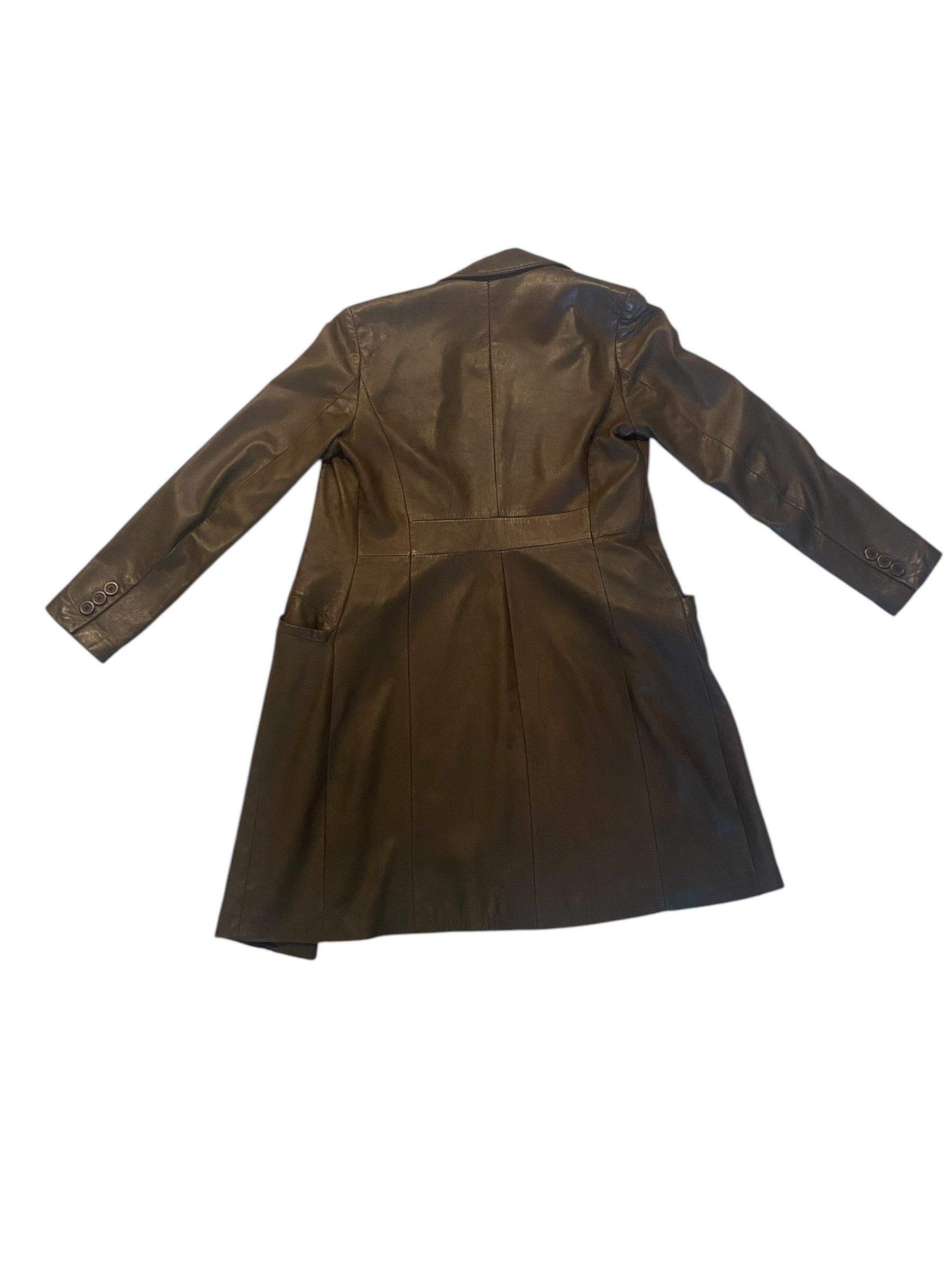 Danier Danier Leather Trenchcoat Size XS / US 0-2 / IT 36-38 - 3 Thumbnail