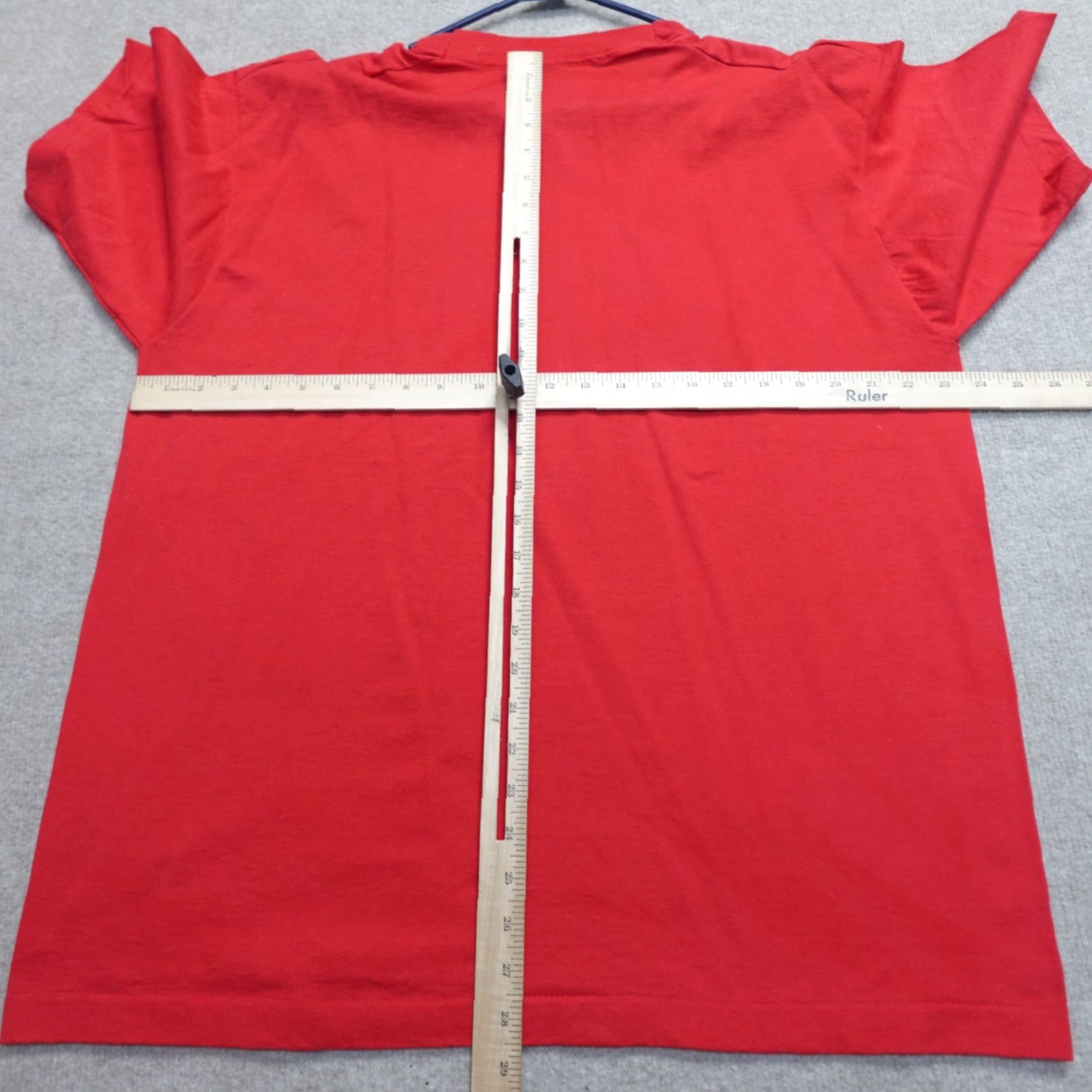 Vintage VINTAGE Robards Station Shirt XL Red 1991 USA Made Mens T-Shirt Crew Neck Short Sleeve Cotton Blend Graphic Print Size US XL / EU 56 / 4 - 4 Thumbnail