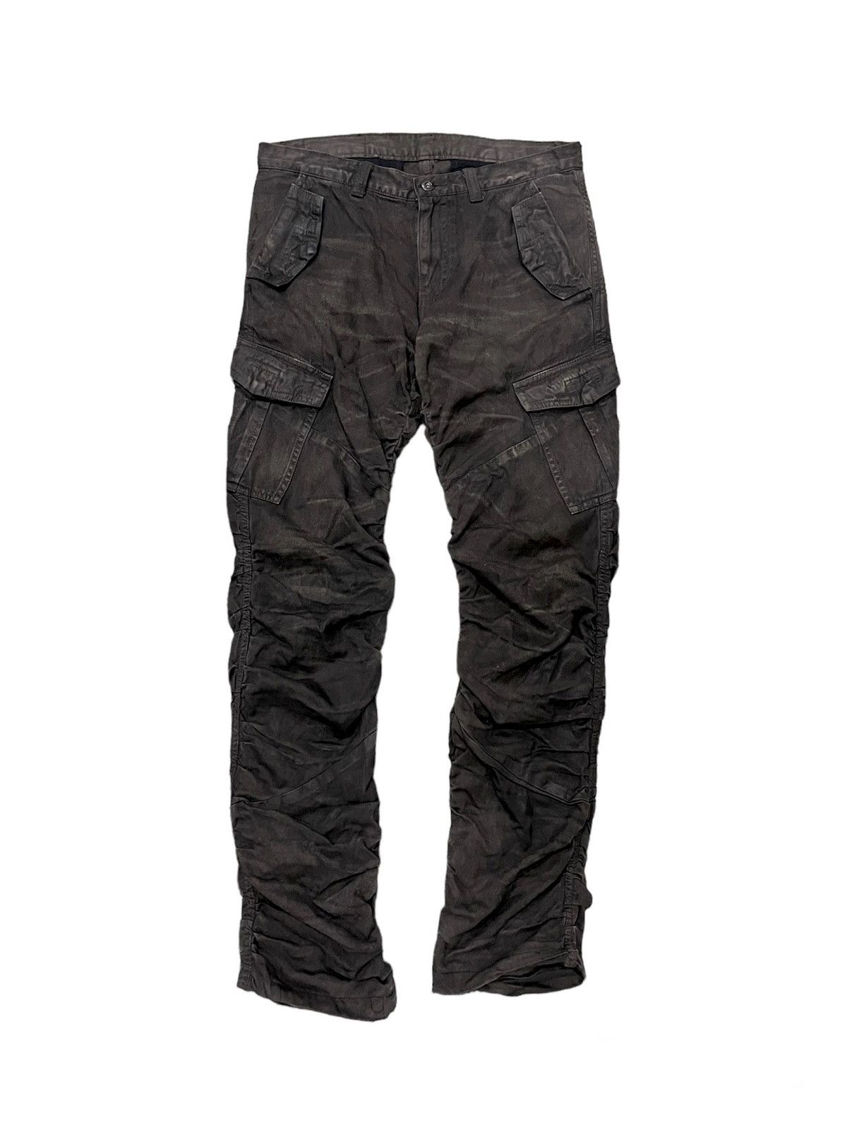 Tornado Mart Tornado Mart Waxed Multipocket Coated Denim Pants Size US 30 / EU 46 - 1 Thumbnail