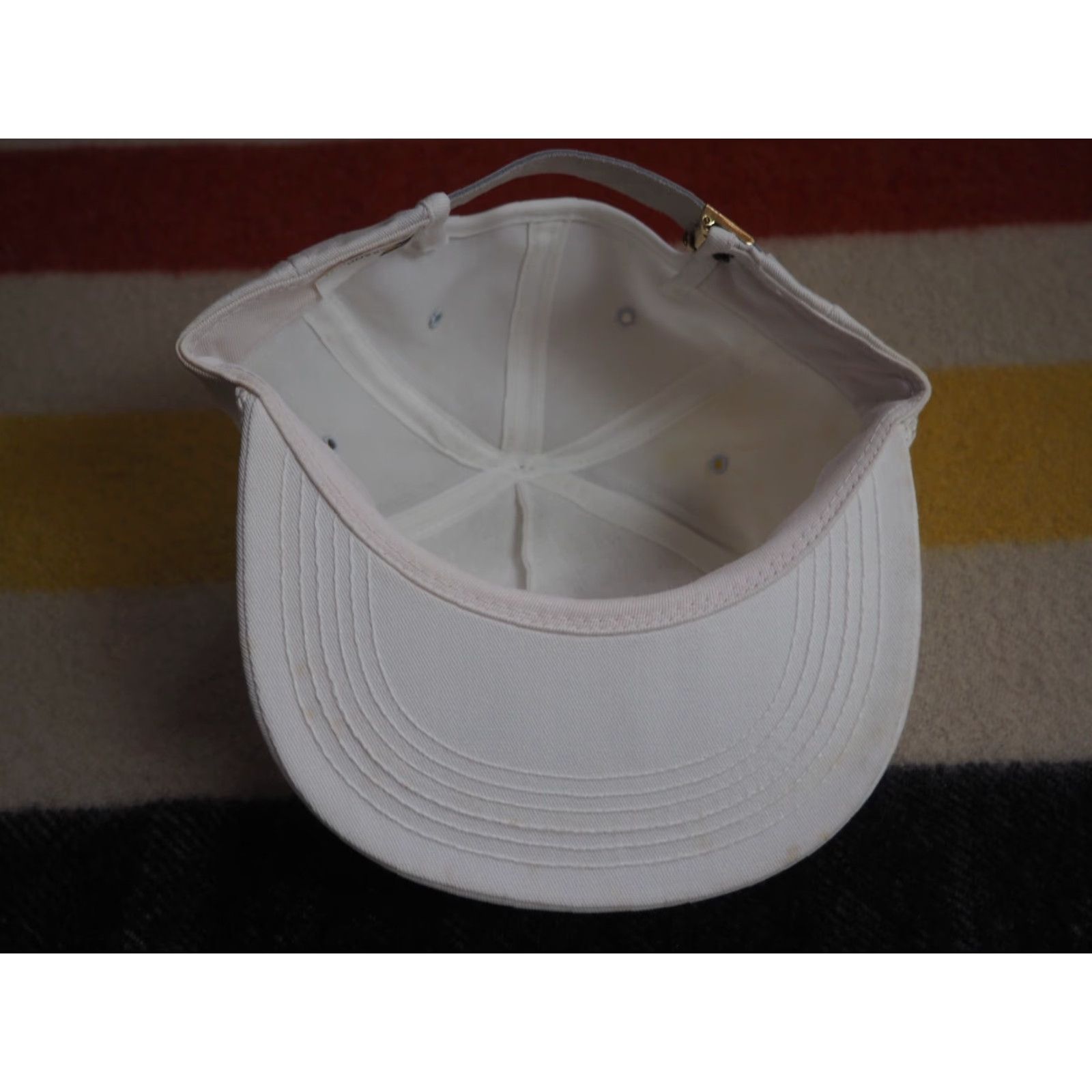 Vintage VTG 80s K-Brand Nitrogen Nitrofoam Chemical White Strapback Trucker Hat Cap OSFM Size ONE SIZE - 5 Thumbnail