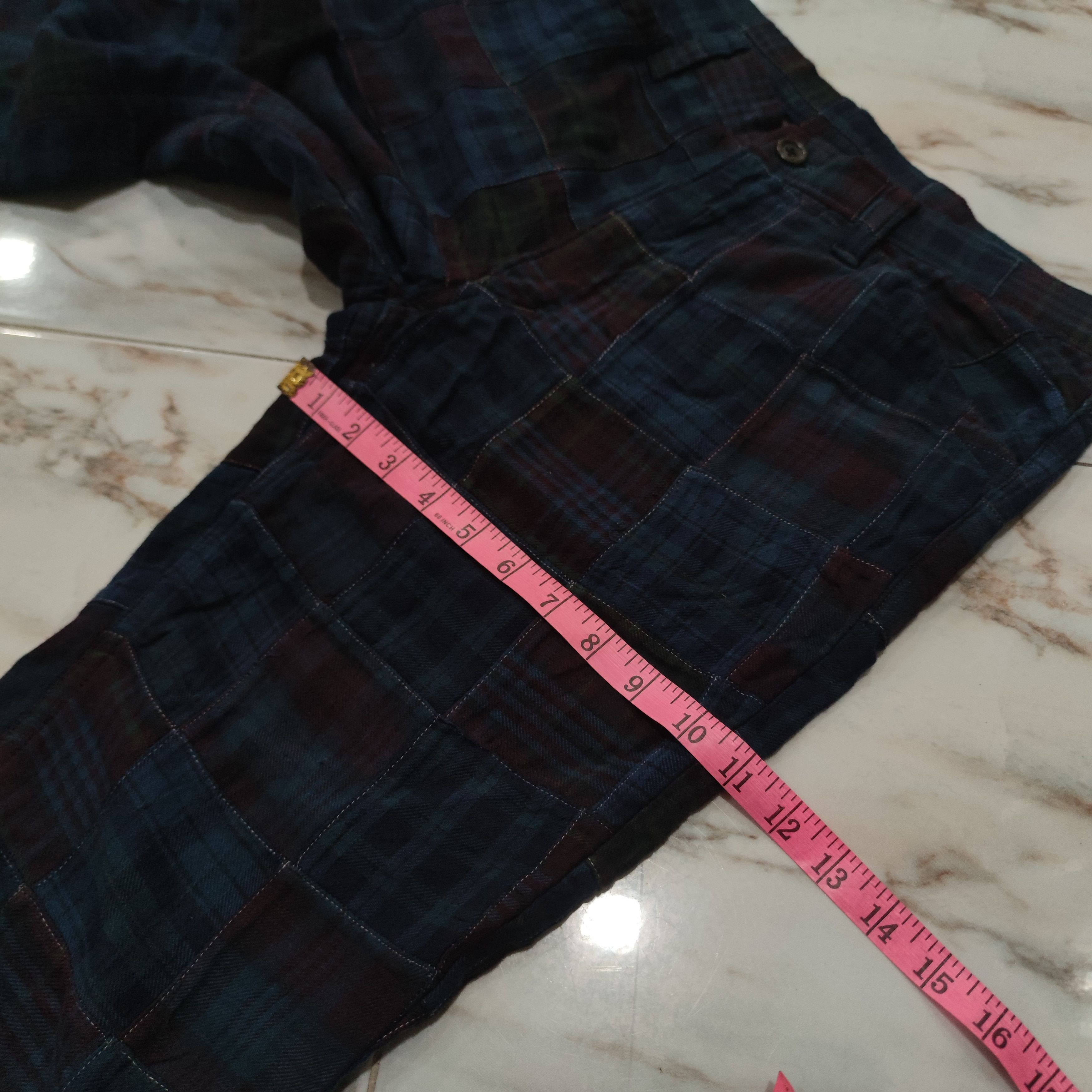 If Six Was Nine × Japanese Brand L.Z.G RARE PATCHWORK DESIGN PANT MADE IN JAPAN Size US 33 - 10 Thumbnail