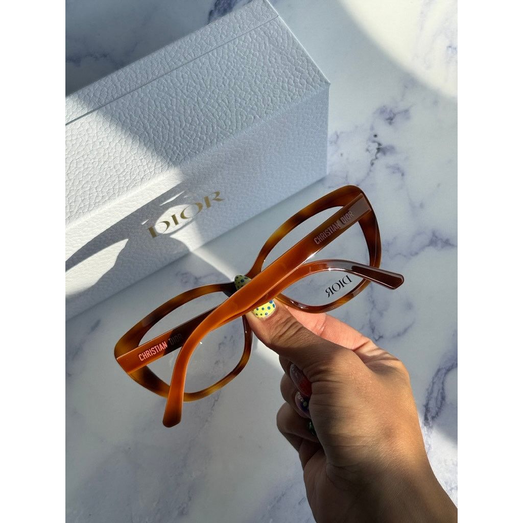 Dior NEW Dior LaParisienneDiorO S2I Eyeglasses Frames in Brown Size ONE SIZE - 3 Thumbnail
