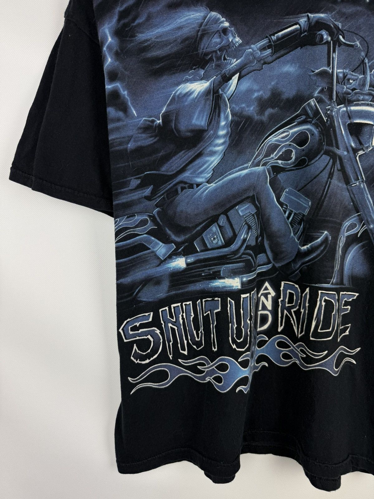 Liquid Blue FTW Shut Up And Ride Liquid Blue Graphic Print T Shirt Tee Size US L / EU 52-54 / 3 - 7 Thumbnail