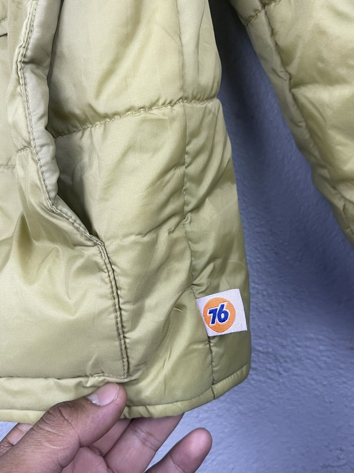 Vintage VINTAGE 76 LUBRICANTS Motor Oil Down Jacket Size US L / EU 52-54 / 3 - 9 Thumbnail