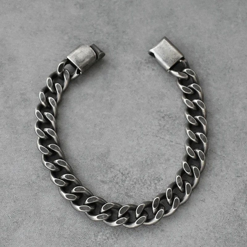 Other Vintage Black Punk Rock Cuban Chain Bracelets Size ONE SIZE - 1 Thumbnail
