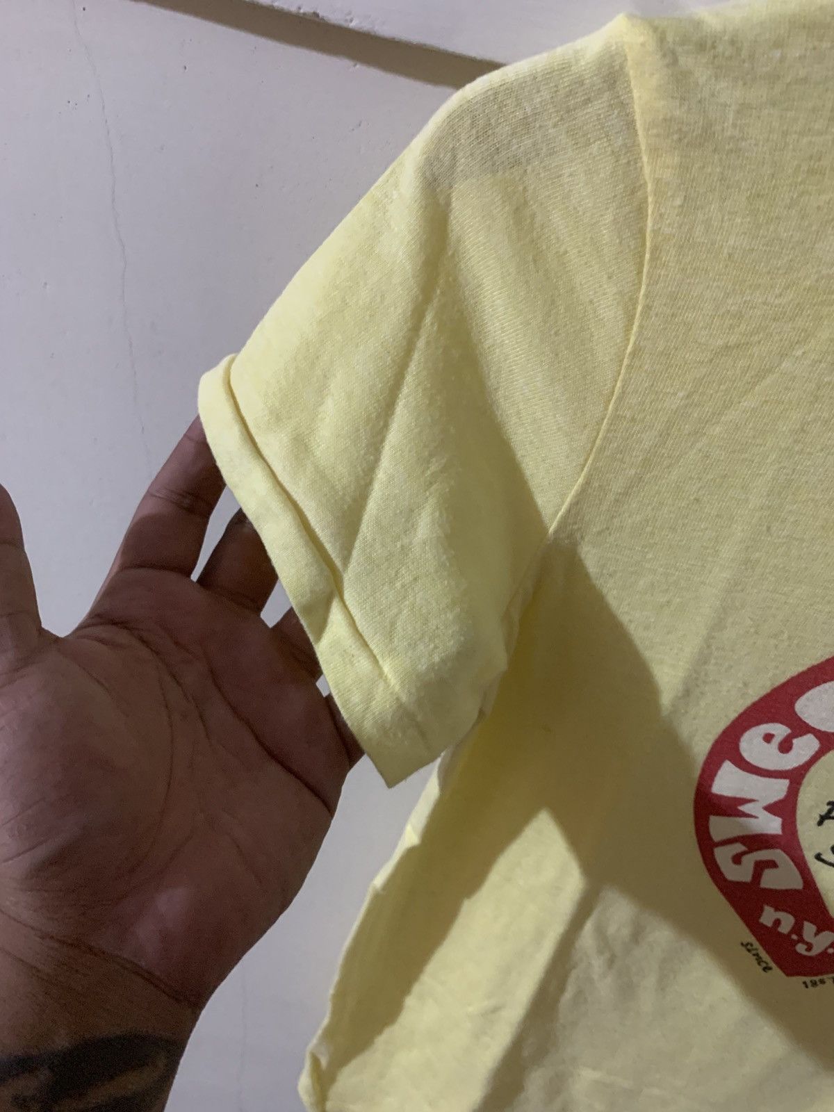 Japanese Brand Vintage 80s Sweet & Tasty Ringer Tee Shirt Size US M / EU 48-50 / 2 - 2 Thumbnail