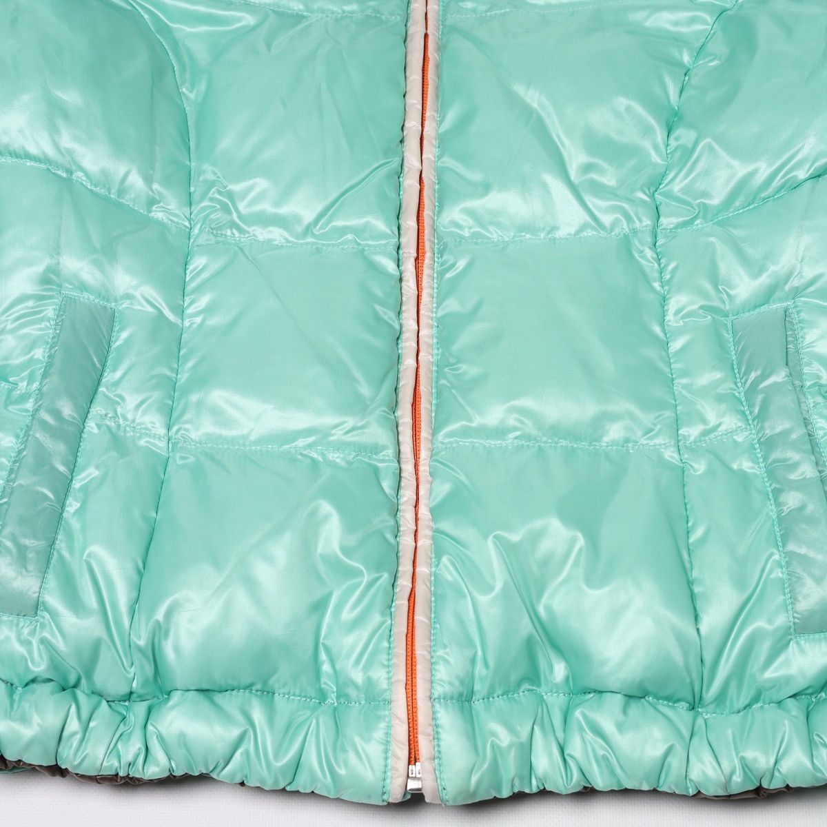 KJUS Kjus Reversible Down Puffer Jacket Brown Light Blue Ski Snow Size L / US 10 / IT 46 - 16 Thumbnail