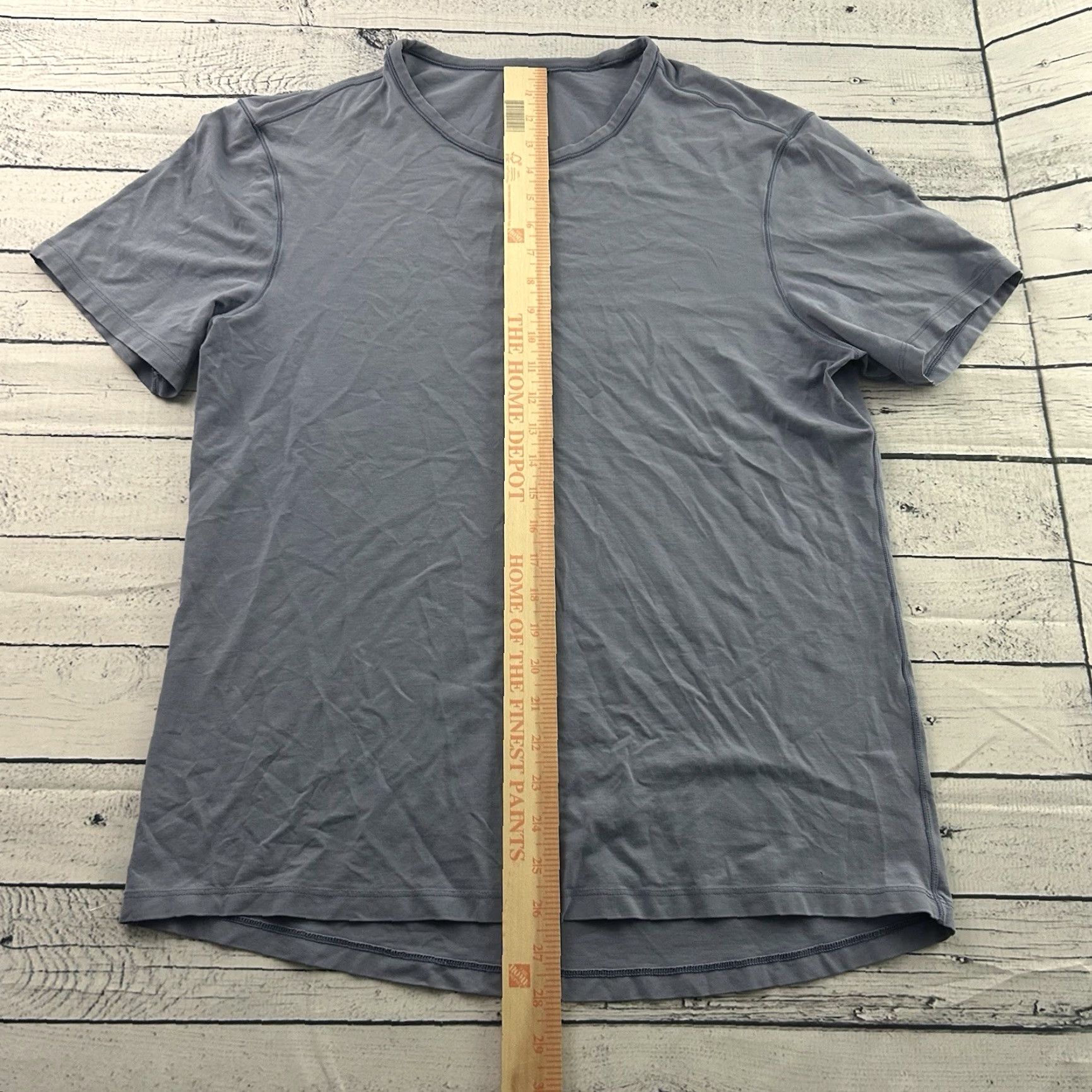 Lululemon Lululemon Short Sleeve T Shirt Men's L Purple Sports Running & Gym T-Shirt Regular Size gray? Size US L / EU 52-54 / 3 - 2 Thumbnail