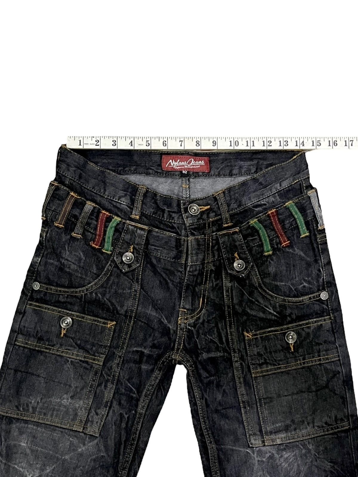 Fragment Design × Undercover Nylaus Supreme Grunge Double Waist Bushpants Distressed 28” Size US 28 / EU 44 - 7 Thumbnail